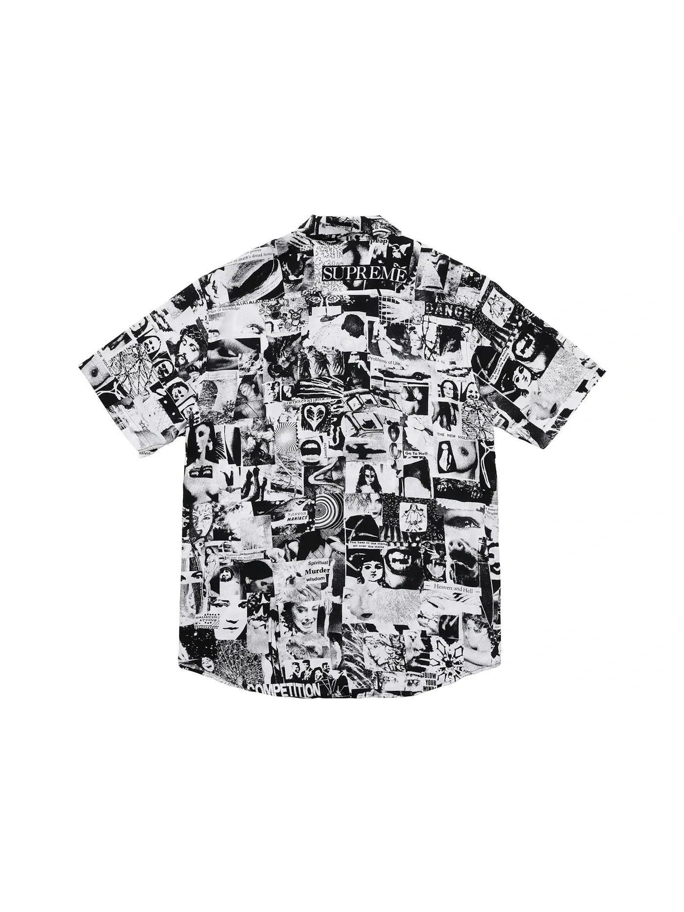 Мужская рубашка Supreme Supreme Vibrations Rayon Shirt — изображение 2 из 2, белый