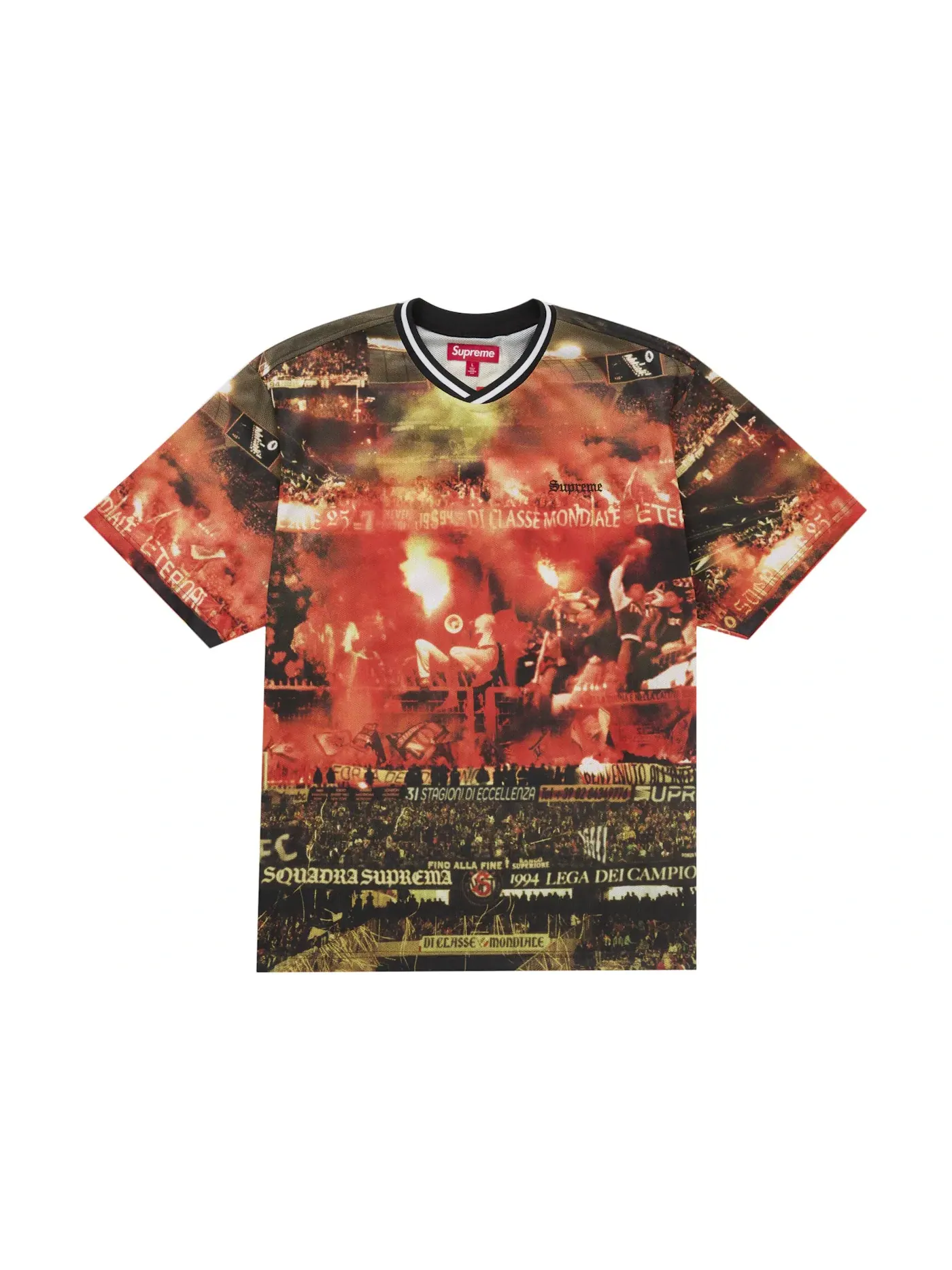 Мужская футболка с принтом Soccer Jersey Supreme — изображение 1 из 2, мульти