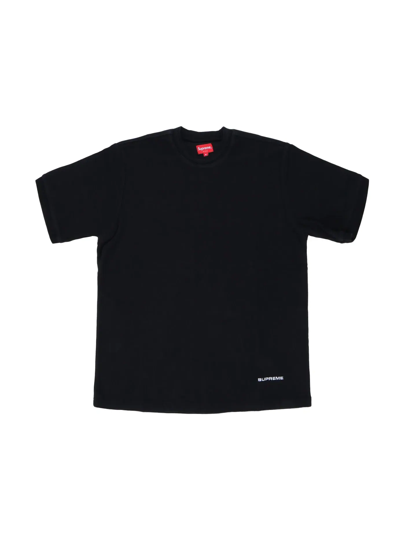 Мужская футболка с воротником-петлей Supreme Ringer — изображение 1 из 2, черный