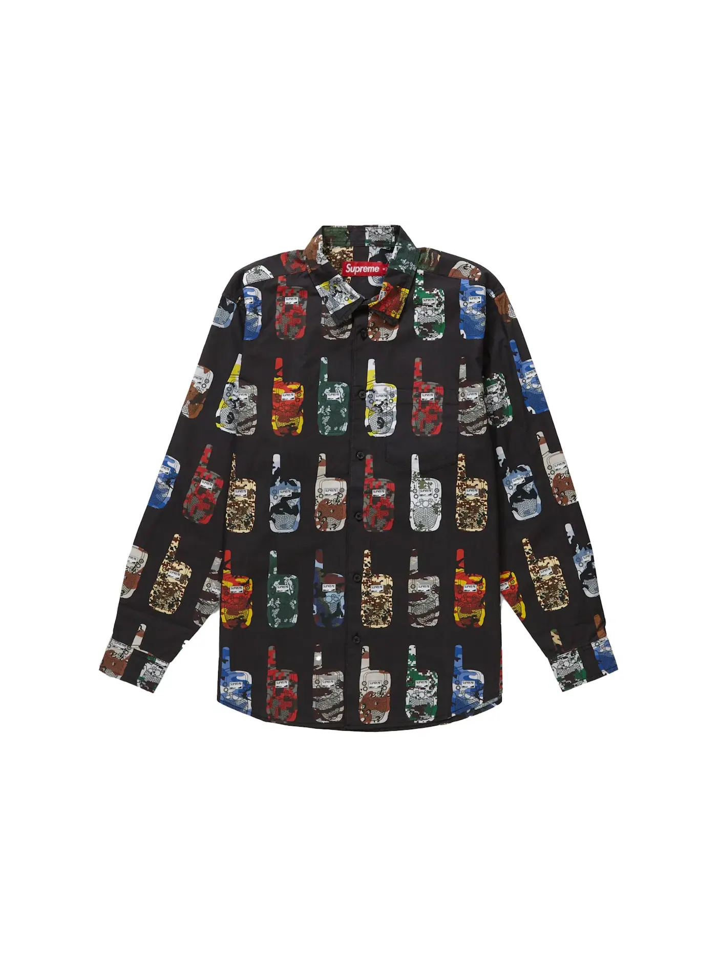 Мужская рубашка с длинным рукавом Supreme Shirt — изображение 1 из 2, черный