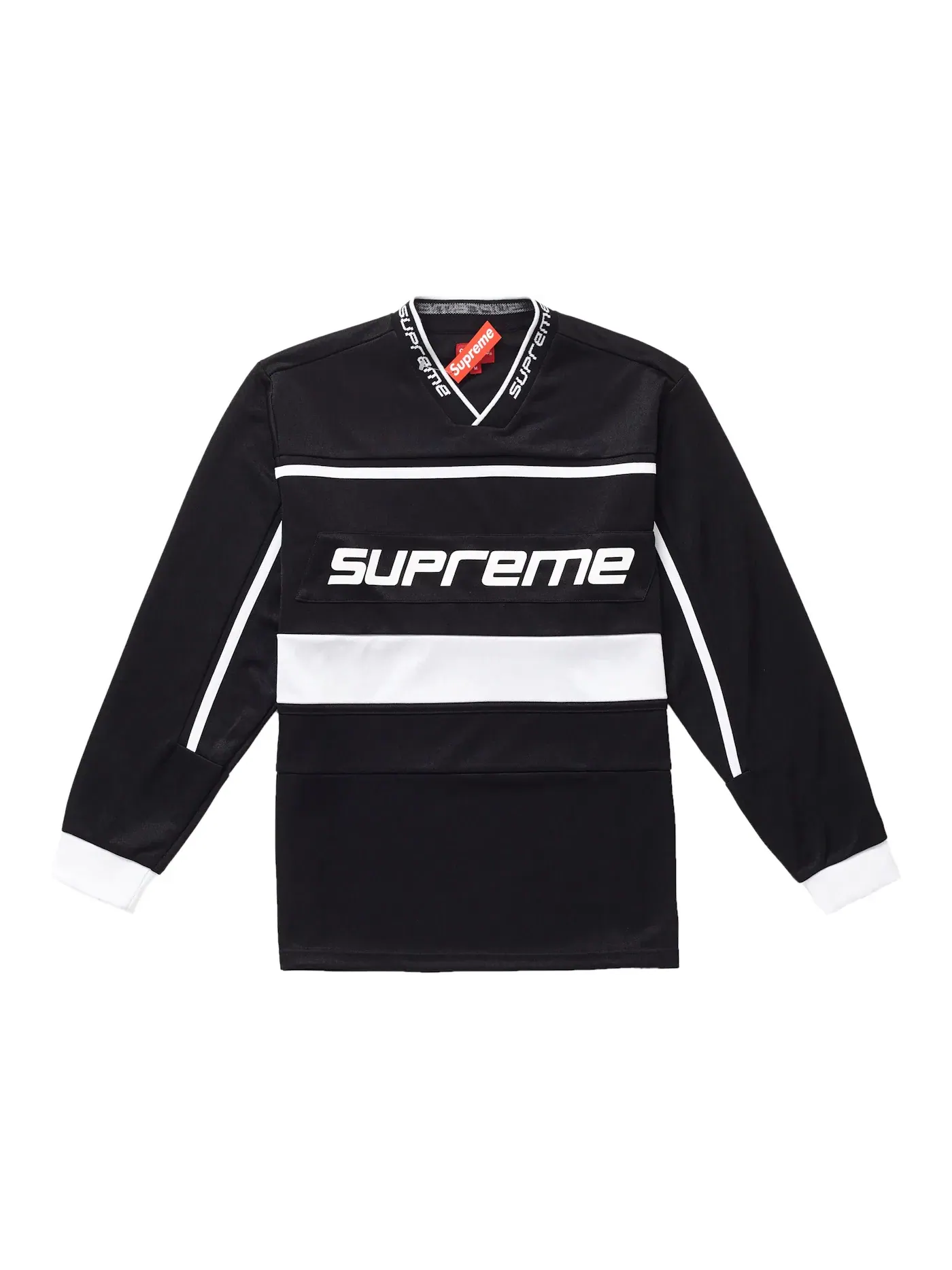 Мужская джерси с принтом Supreme Jersey — изображение 1 из 1, черный