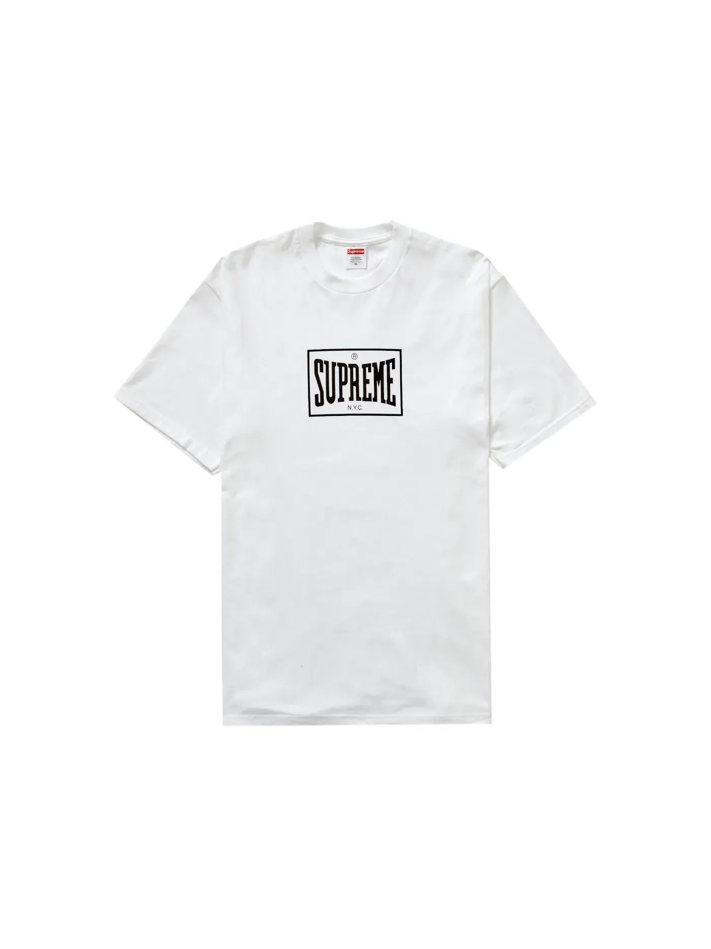 Мужская футболка с длинным рукавом Supreme Warm Up Tee Supreme — изображение 1 из 1, белый