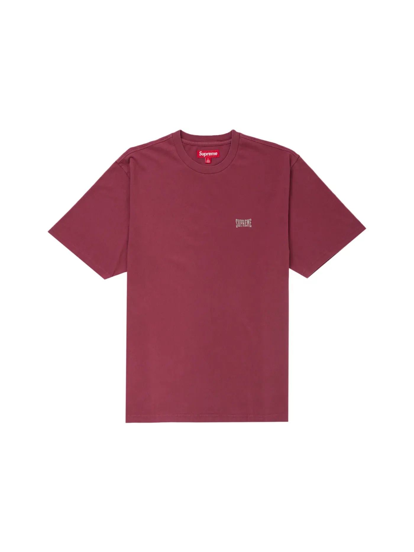 Мужская футболка с коротким рукавом Supreme Warm Up Washed S/S Top — изображение 1 из 1, красный