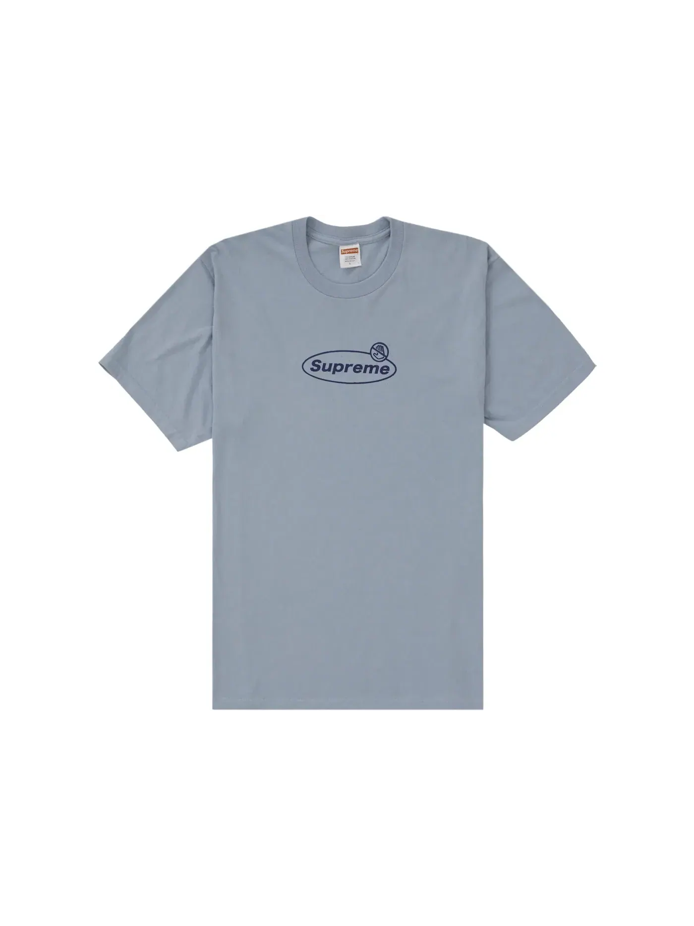 Мужская футболка хлопковая Supreme Tee — изображение 1 из 2, синий