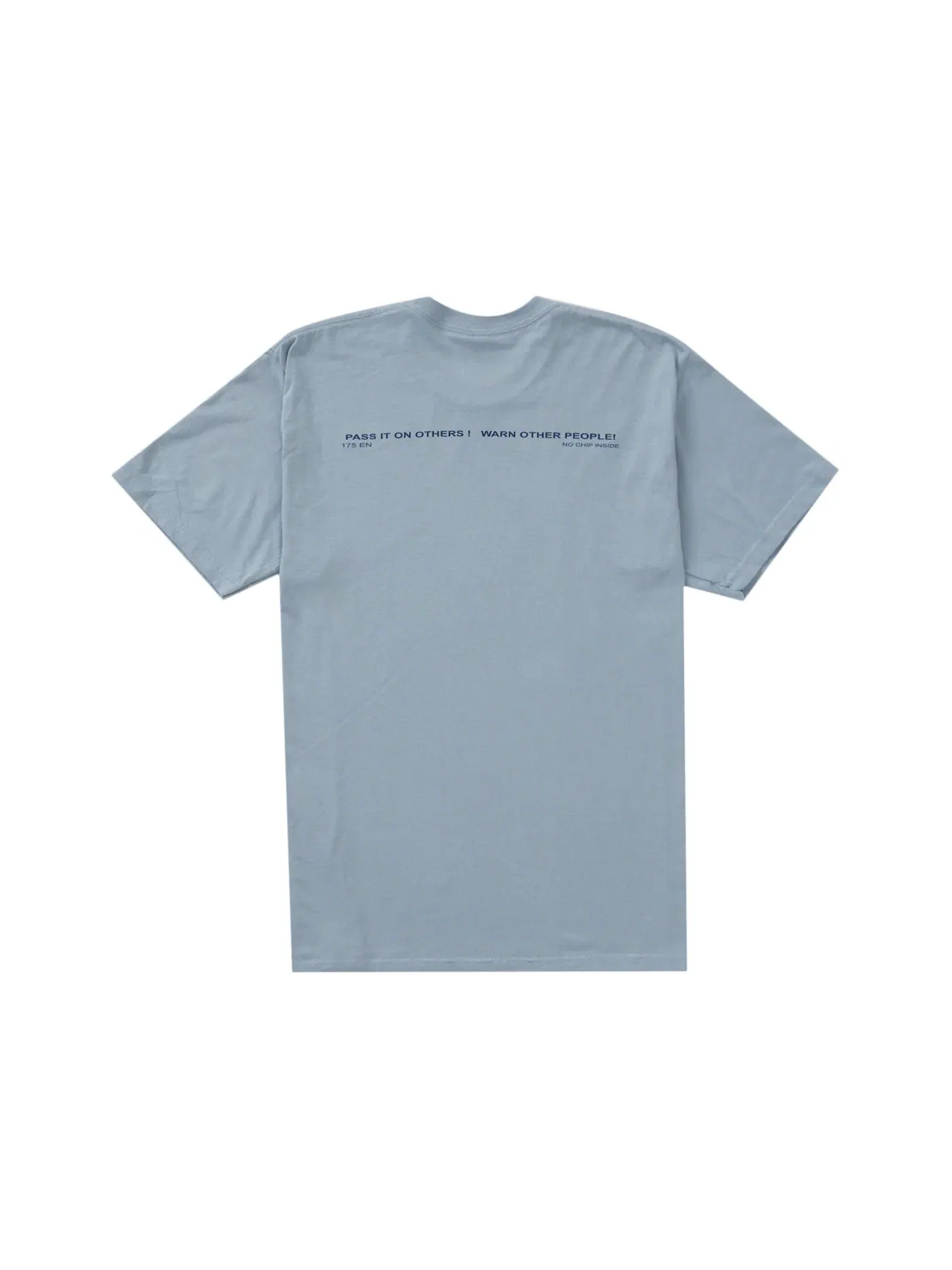 Мужская футболка хлопковая Supreme Tee — изображение 2 из 2, синий