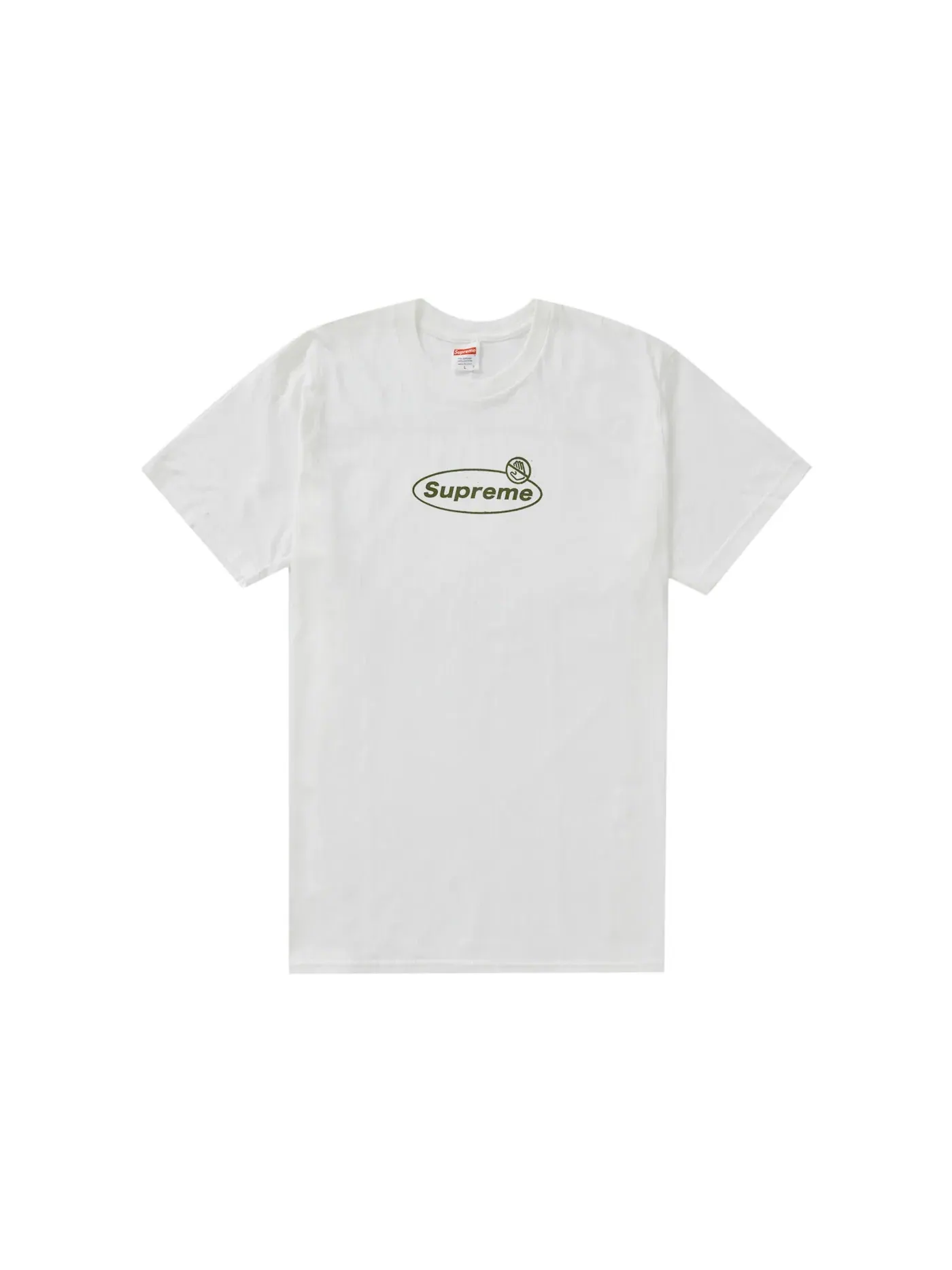 Мужская футболка с принтом Supreme Tee — изображение 1 из 2, белый