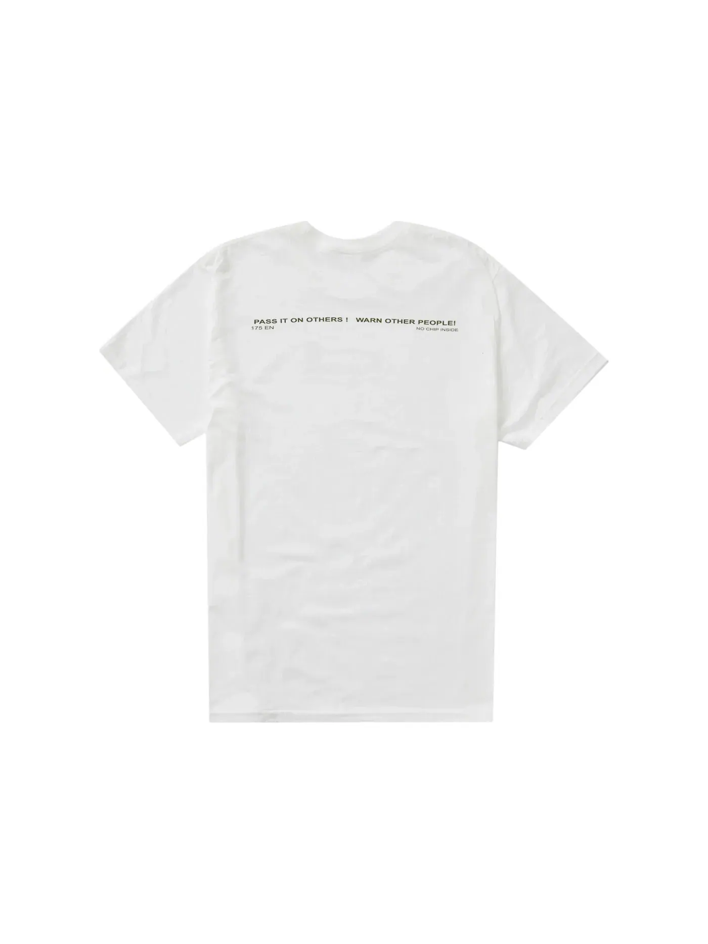 Мужская футболка с принтом Supreme Tee — изображение 2 из 2, белый