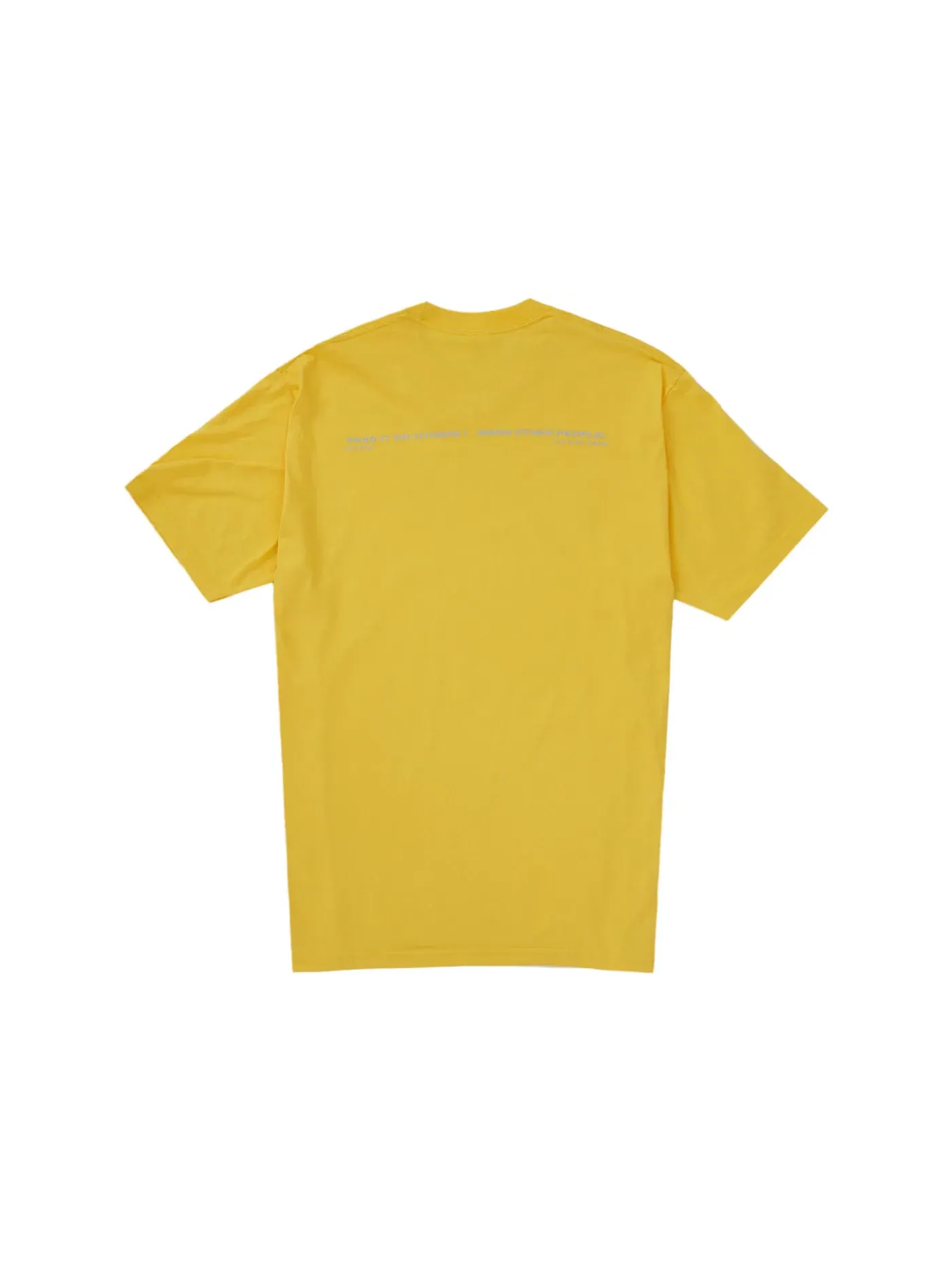 Мужская футболка с принтом Supreme Tee — изображение 2 из 2, желтый