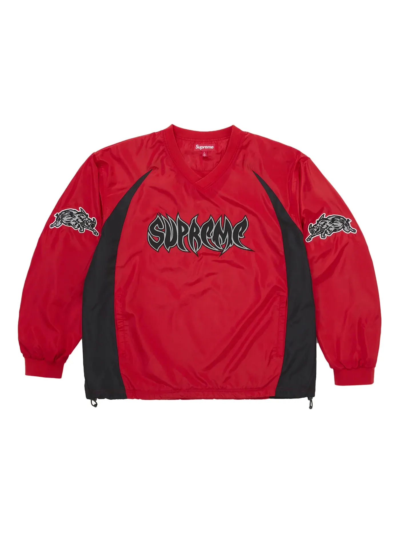 Мужской пуловер с принтом Warthog Warm Up Supreme — изображение 1 из 2, красный