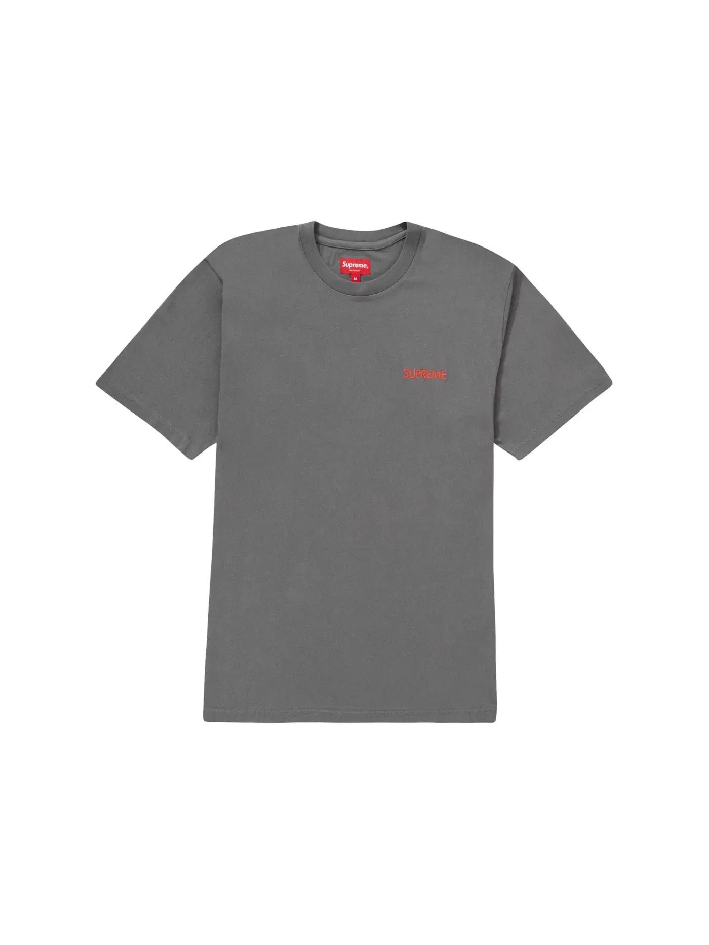Мужская футболка с принтом Supreme Washed Capital S/S Top — изображение 1 из 1, серый