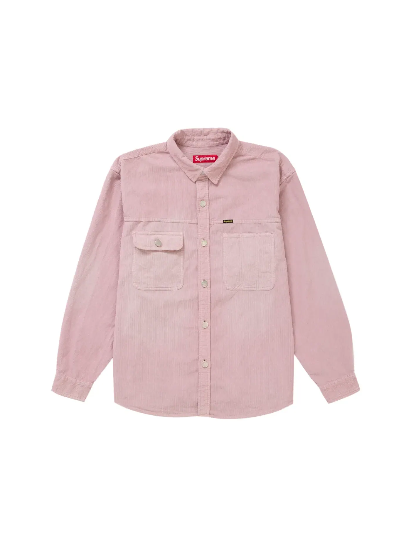 Мужская рубашка из вельвета модель Shirt Supreme — изображение 1 из 1, розовый