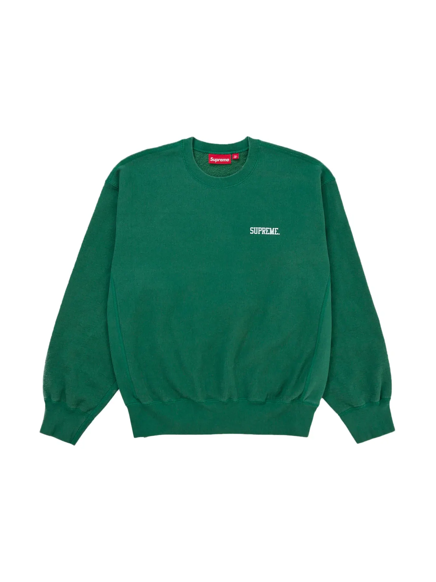 Мужской свитшот с круглым вырезом Supreme Crewneck — изображение 1 из 1, зеленый