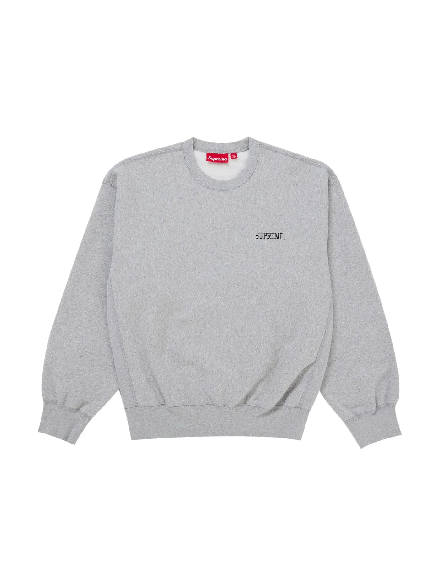 Мужской свитшот с круглым вырезом Supreme Crewneck — изображение 1 из 1, серый