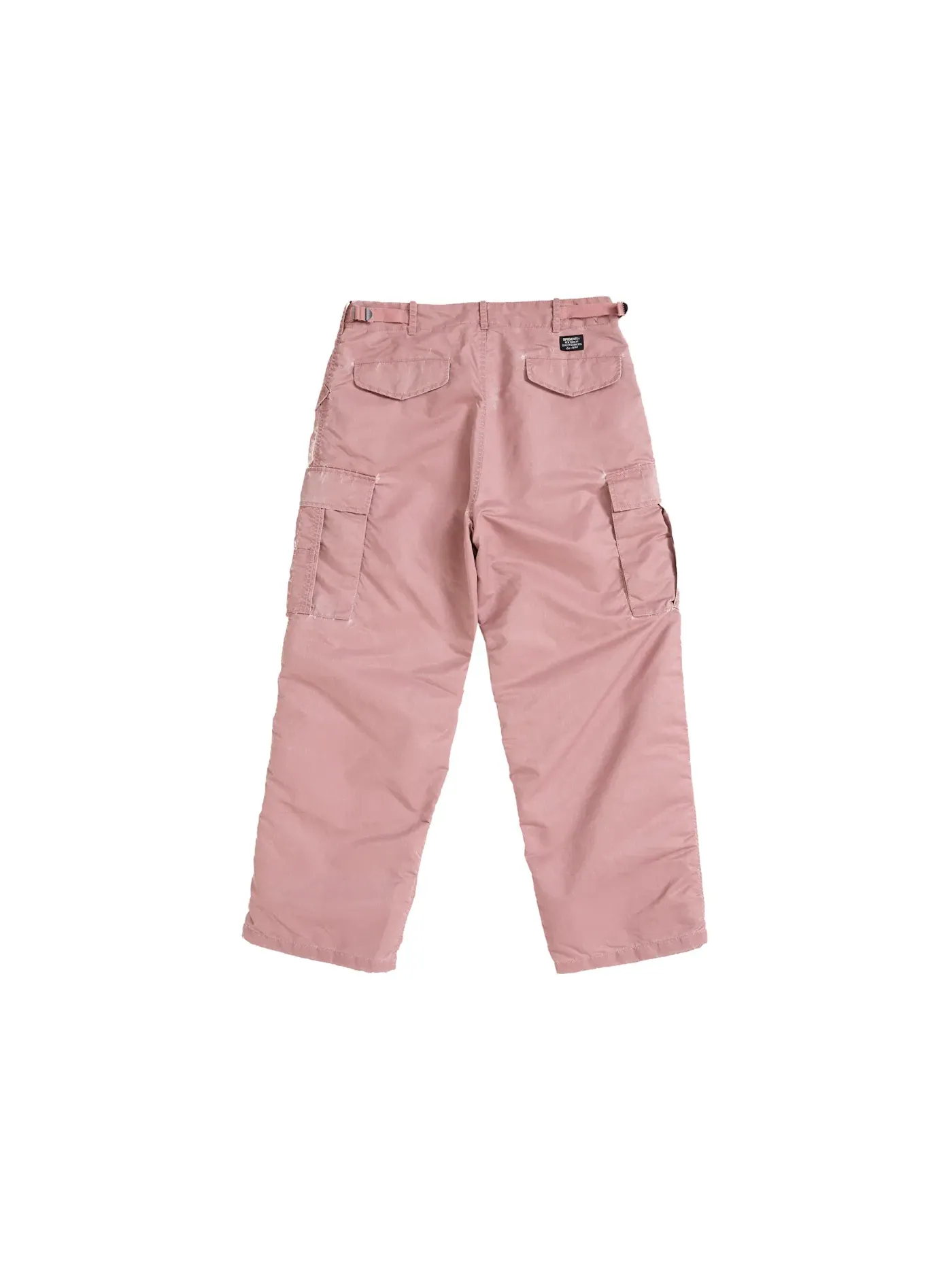 Мужские штаны из сатина с принтом Supreme Washed Flight Satin Cargo Pant — изображение 2 из 2, розовый
