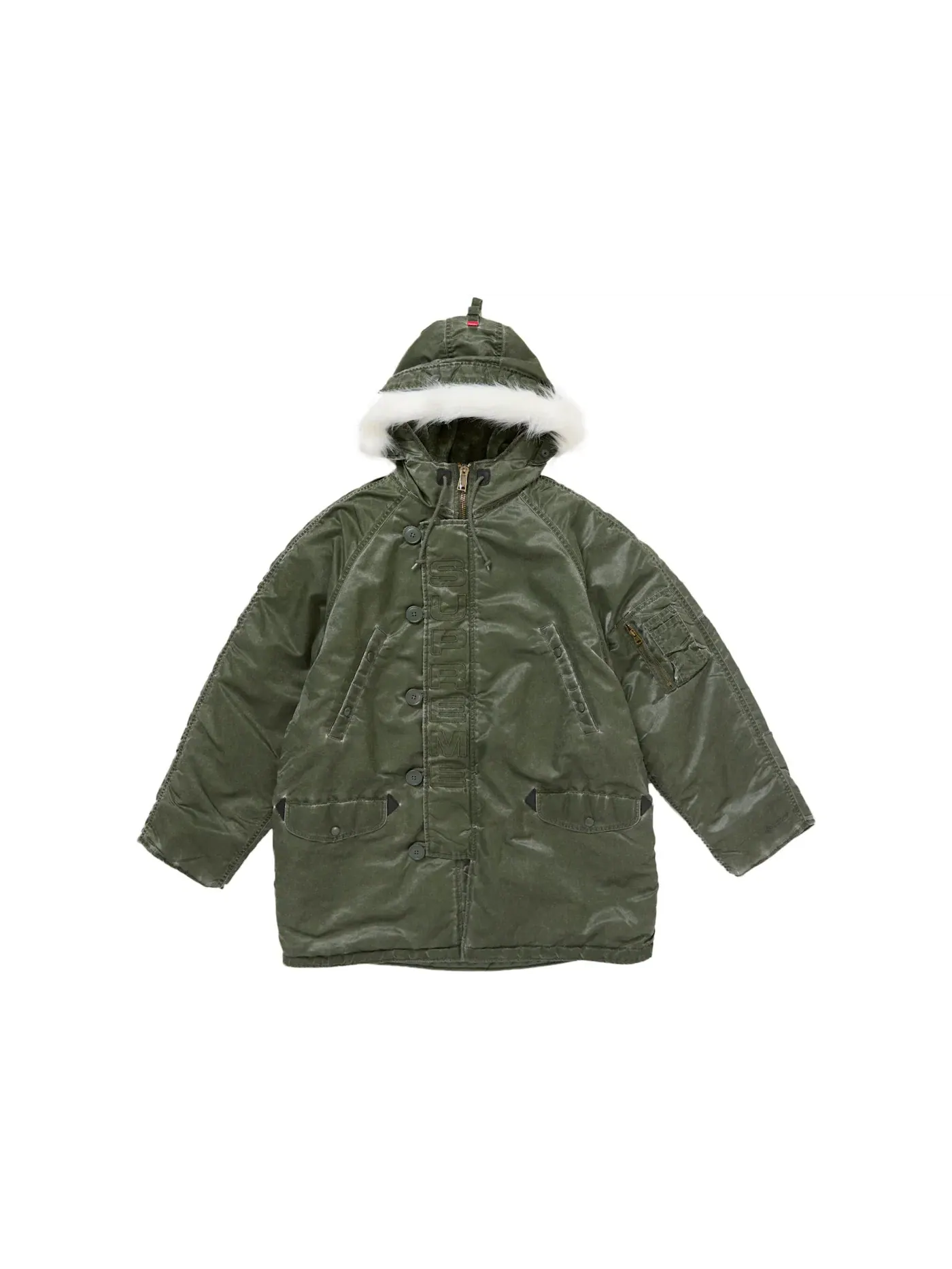 Мужская парка с длинным рукавом Supreme Parka — изображение 1 из 4, оливковый