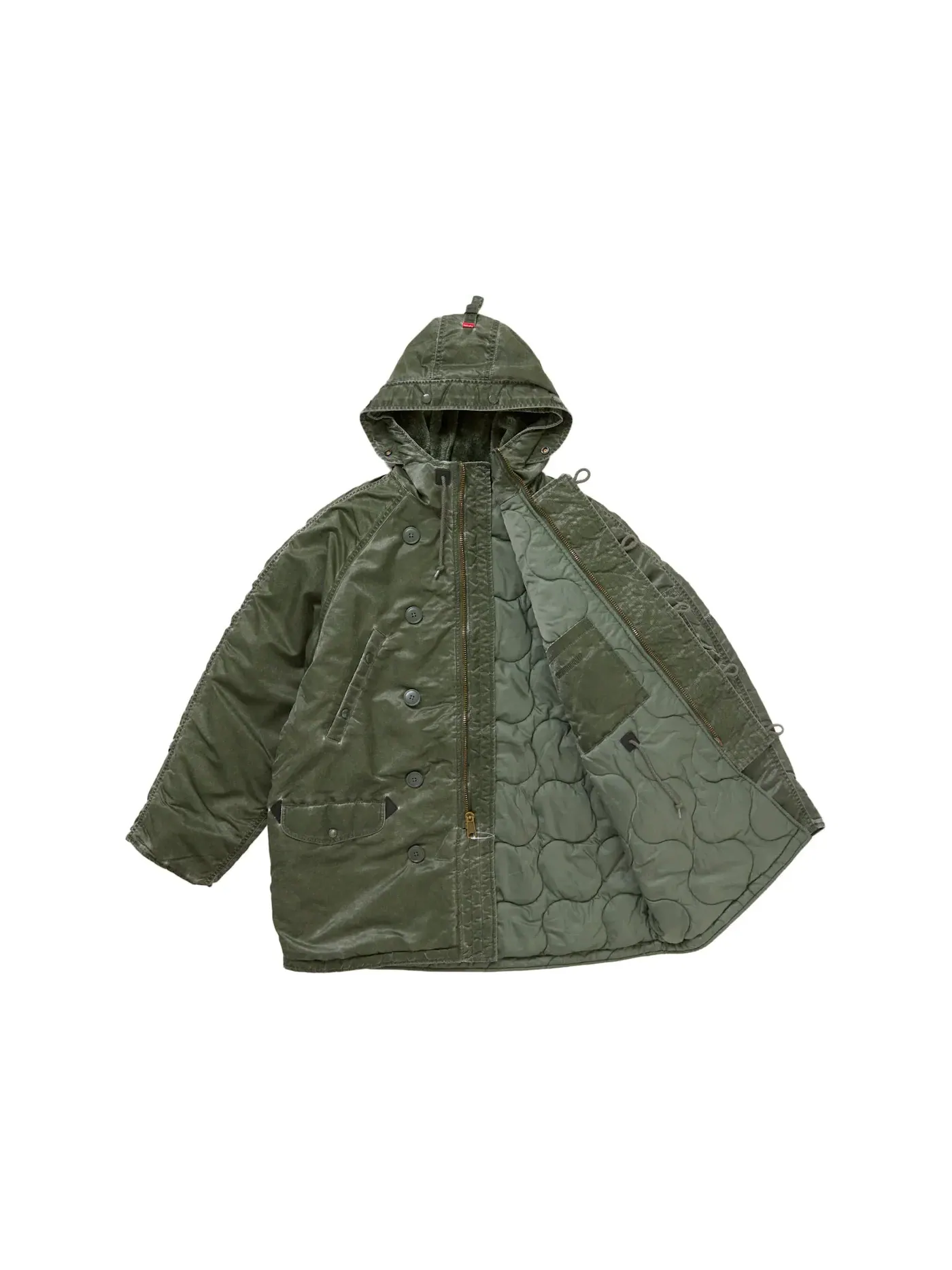 Мужская парка с длинным рукавом Supreme Parka — изображение 3 из 4, оливковый