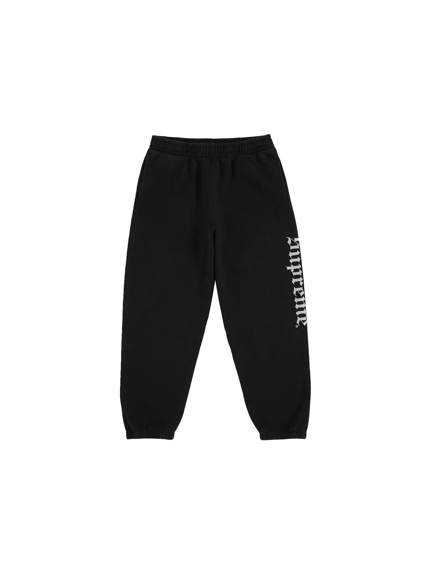 Мужские спортивные штаны с эффектом состаренности Sweatpant Supreme — изображение 1 из 2, черный