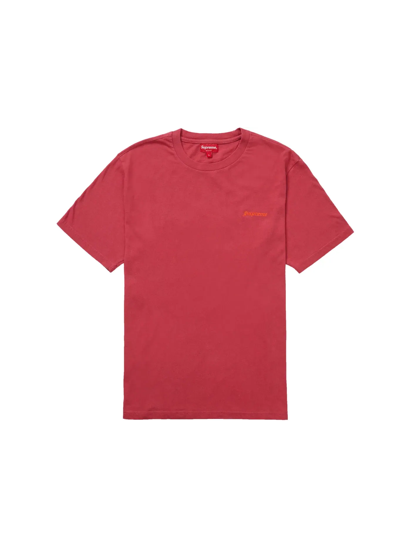 Мужская футболка с коротким рукавом Supreme S/S Tee — изображение 1 из 1, красный