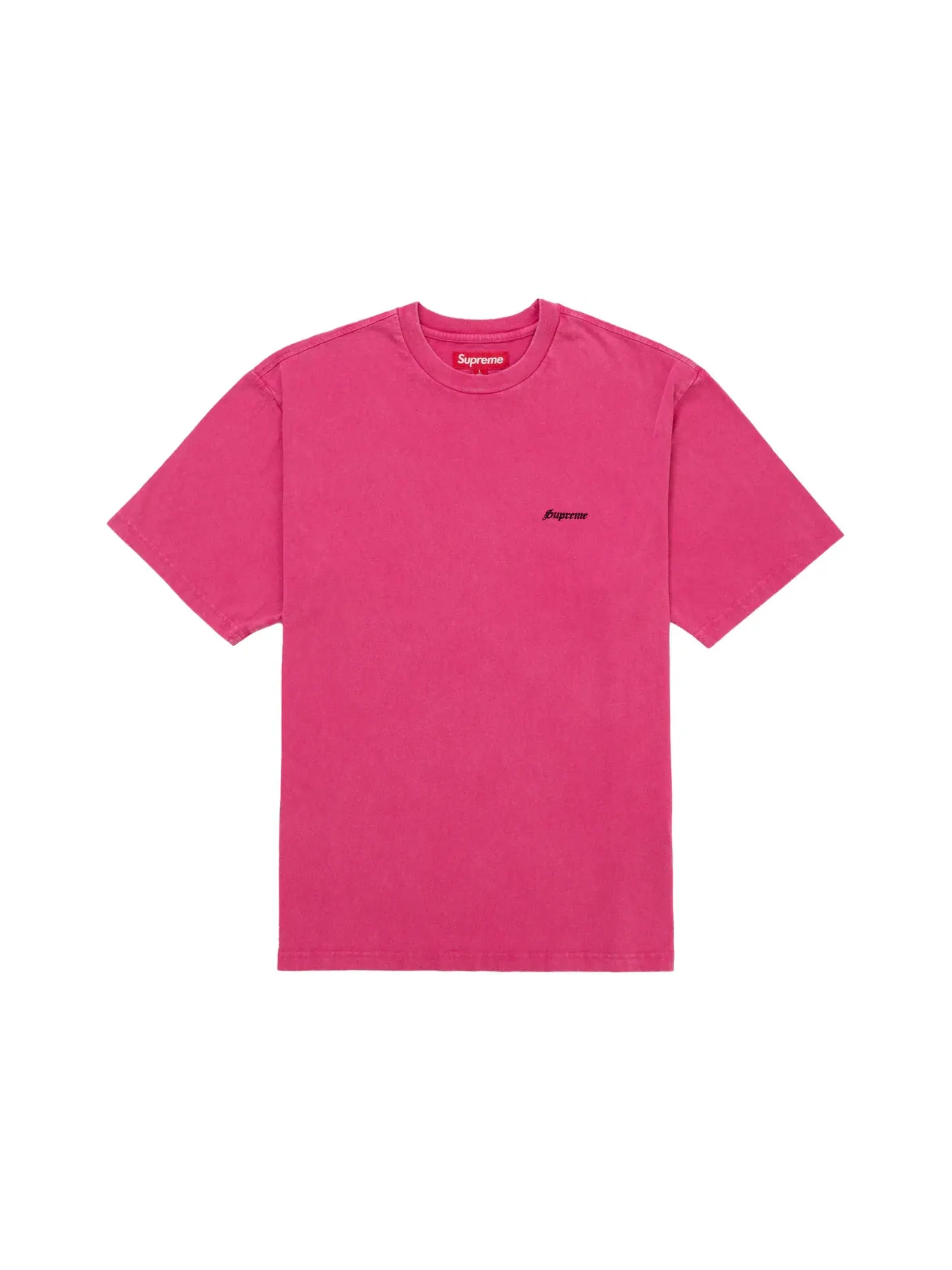 Мужская футболка Supreme Washed S/S Top (SS26) — изображение 1 из 1, розовый