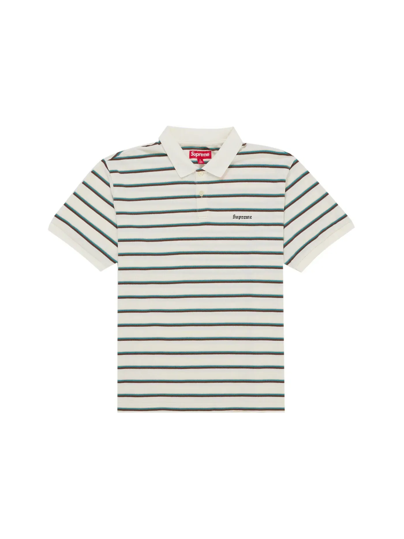 Мужское поло с принтом Polo Supreme — изображение 1 из 1, белый