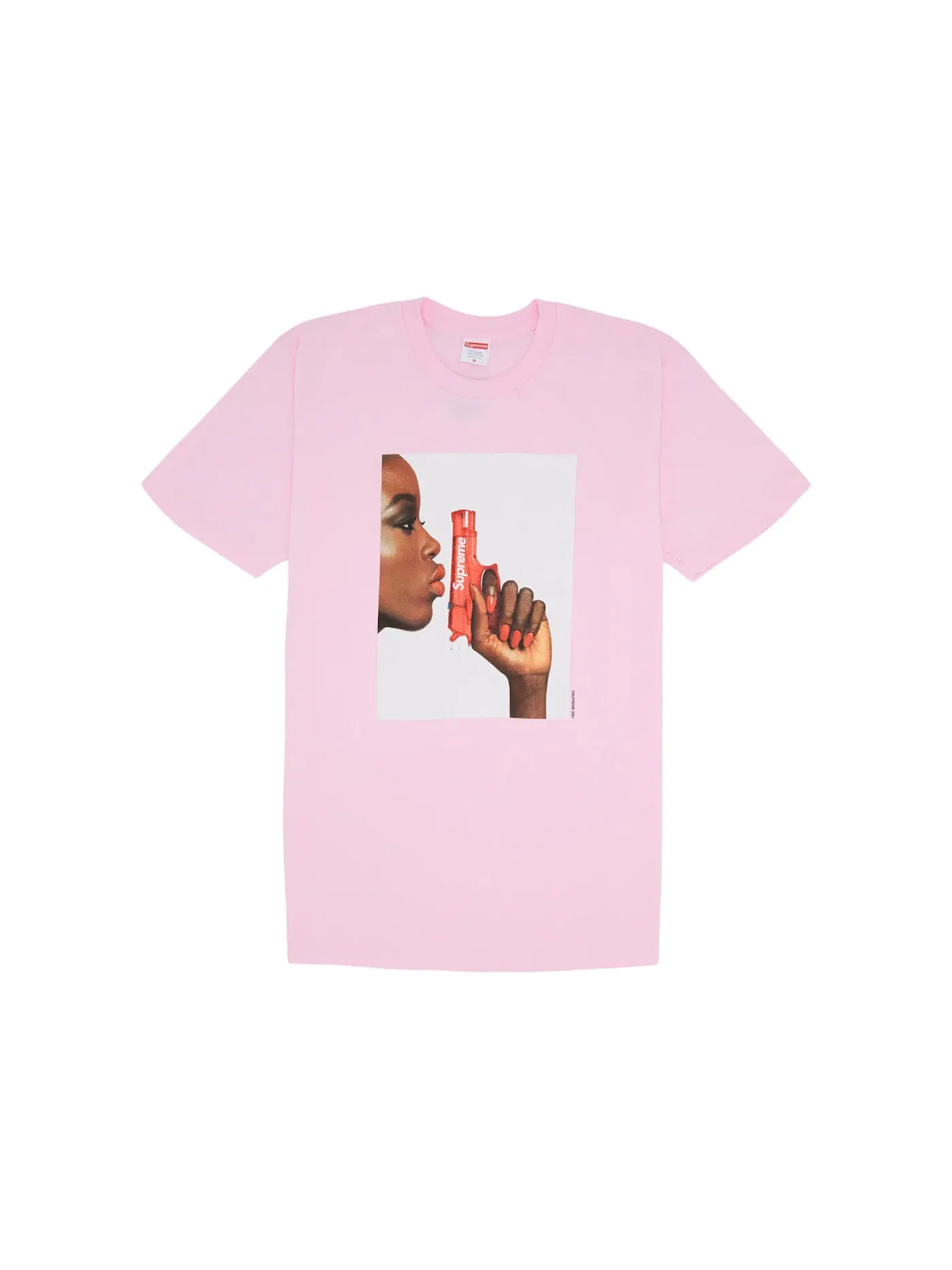 Мужская футболка с принтом Tee Supreme — изображение 1 из 1, розовый