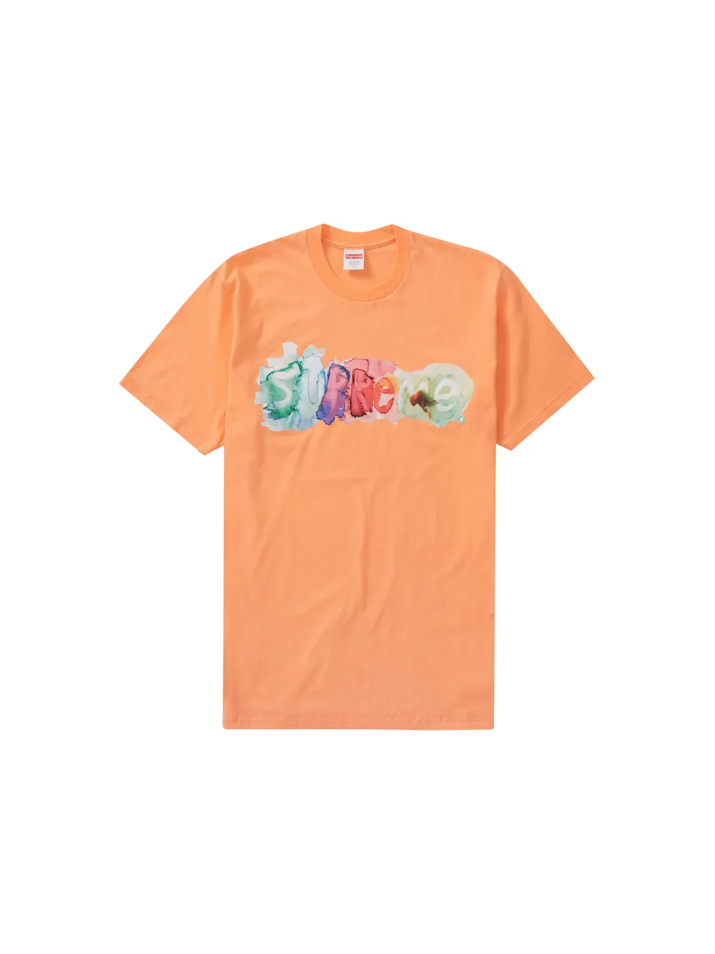 Мужская футболка с принтом Supreme Tee — изображение 1 из 1, персиковый