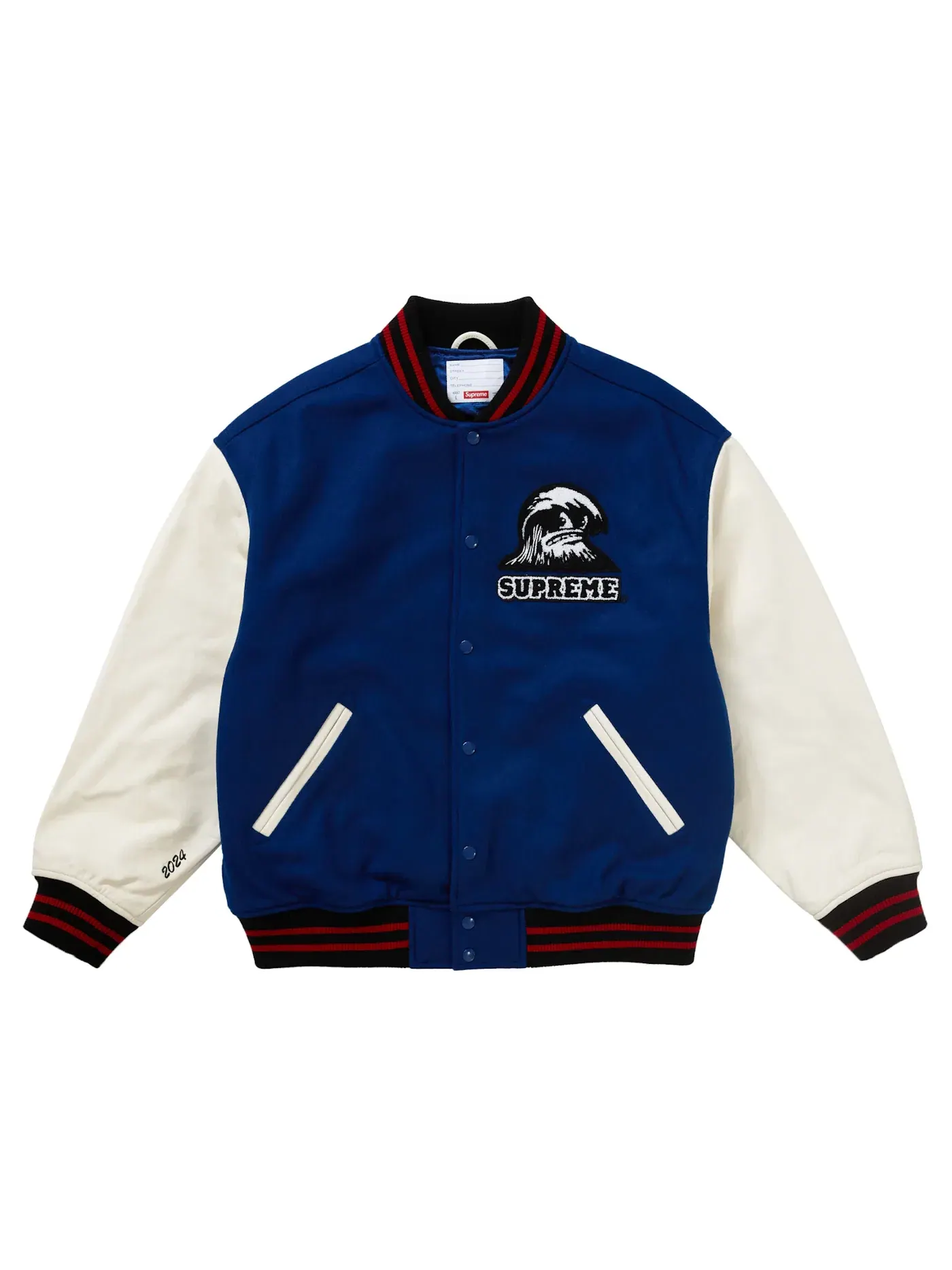 Мужская куртка-бомбер Supreme Wave Varsity — изображение 1 из 3, синий