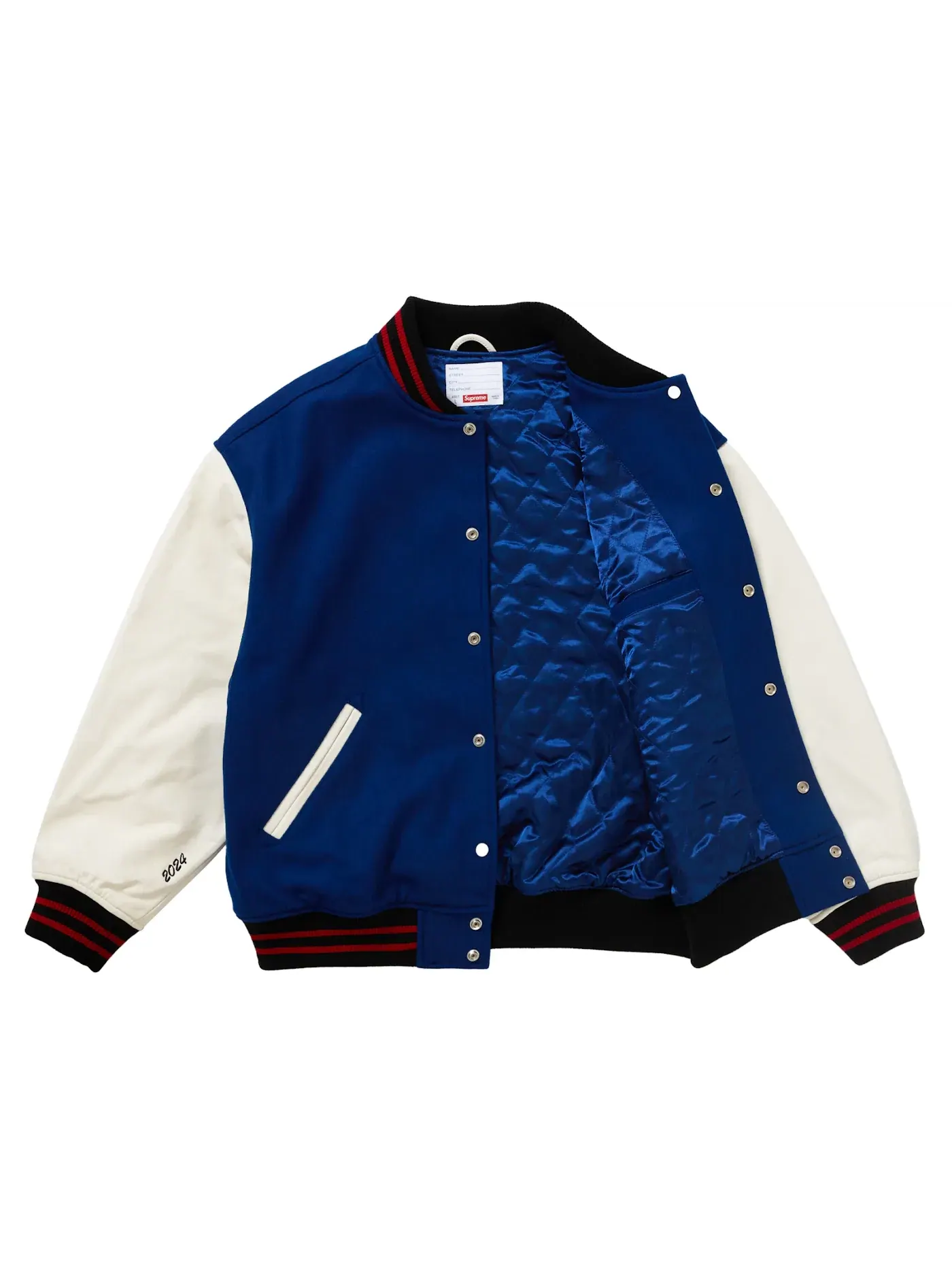 Мужская куртка-бомбер Supreme Wave Varsity — изображение 3 из 3, синий