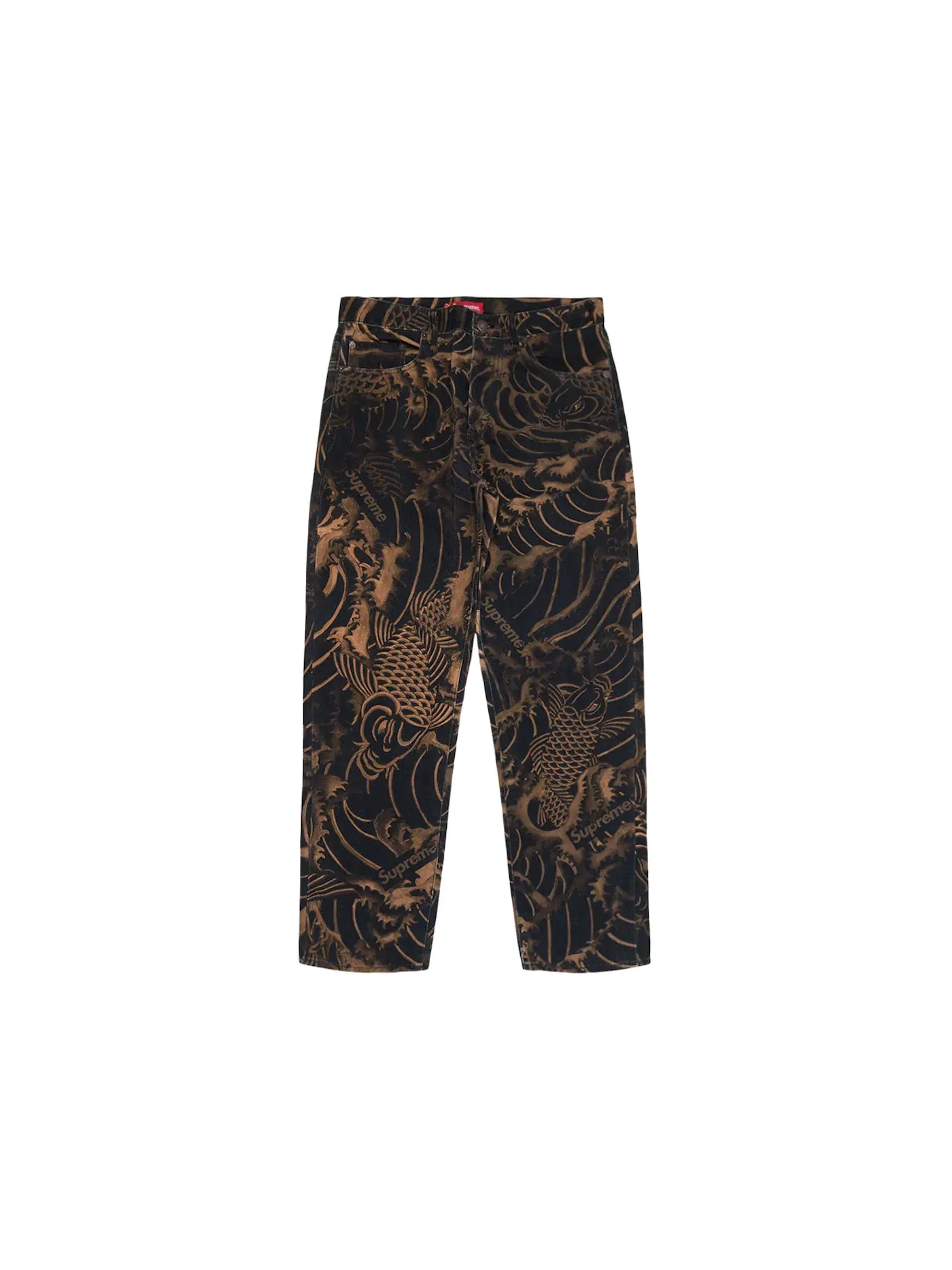 Мужские джинсы Supreme Waves Regular Jean — изображение 1 из 2, черный