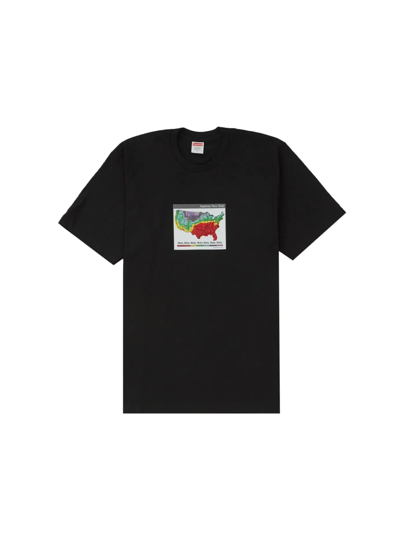 Мужская футболка с коротким рукавом Supreme Tee — изображение 1 из 1, черный