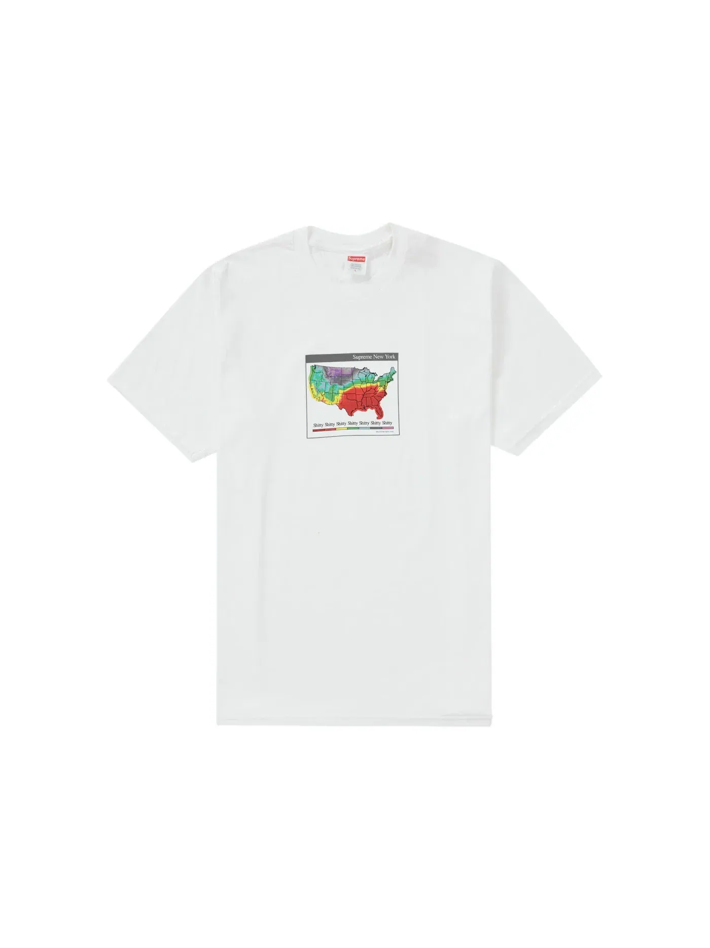 Мужская футболка Supreme Tee — изображение 1 из 1, белый