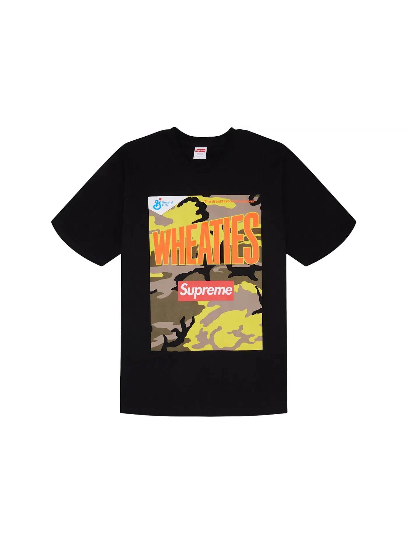 Мужская футболка с принтом Tee Supreme — изображение 1 из 1, черный