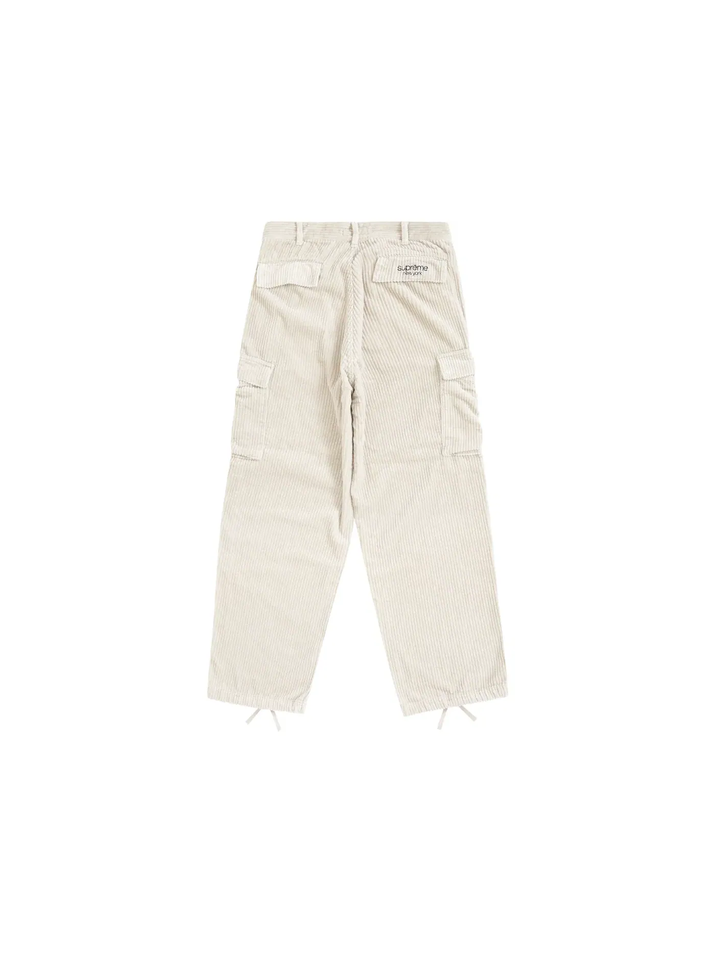 Мужские брюки-карго из вельветона Supreme Wide Wale Corduroy Cargo Pant (FW24) — изображение 2 из 2, серый