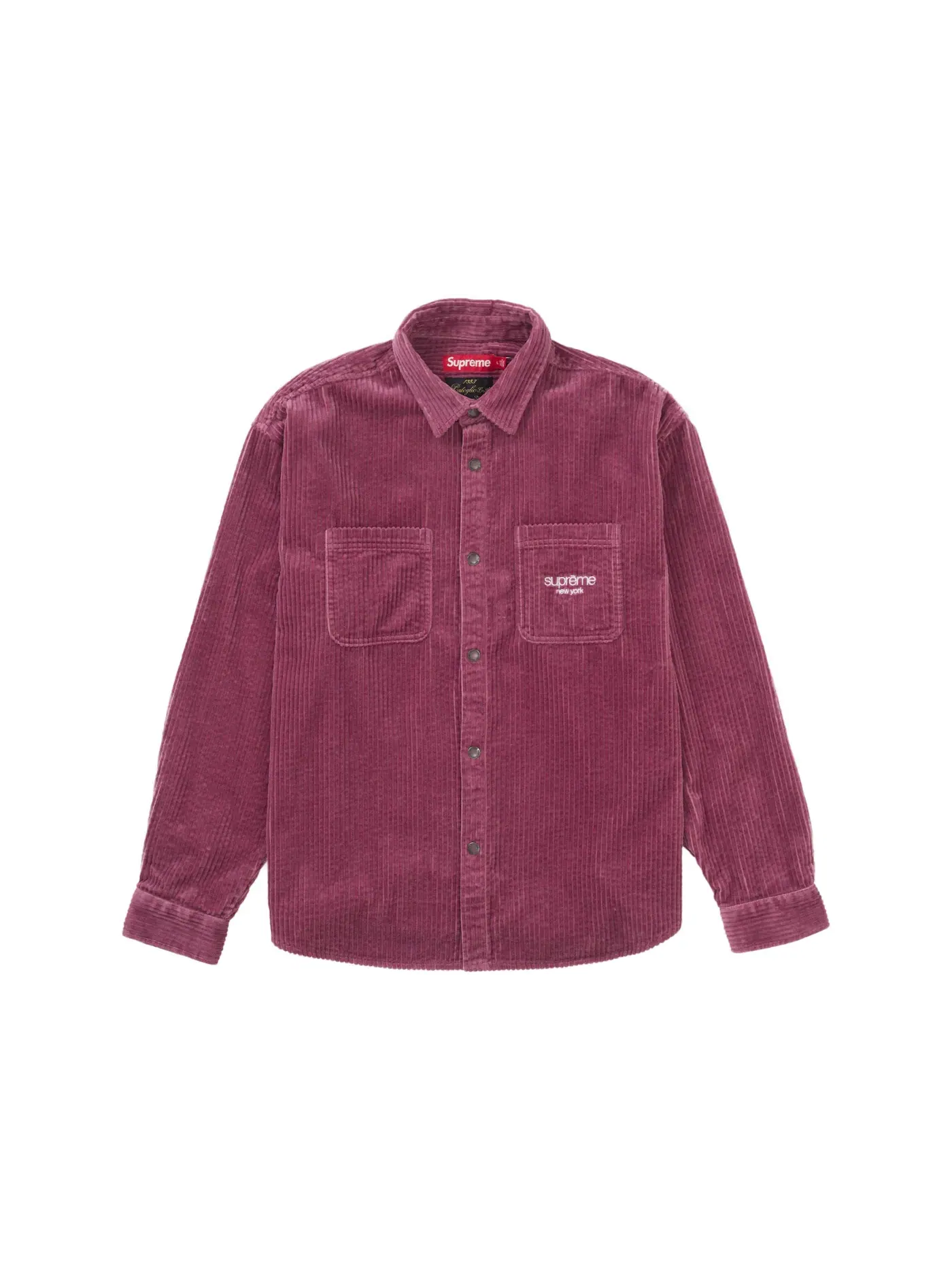 Мужская рубашка из вельветона Dusty Pink Supreme — изображение 1 из 1