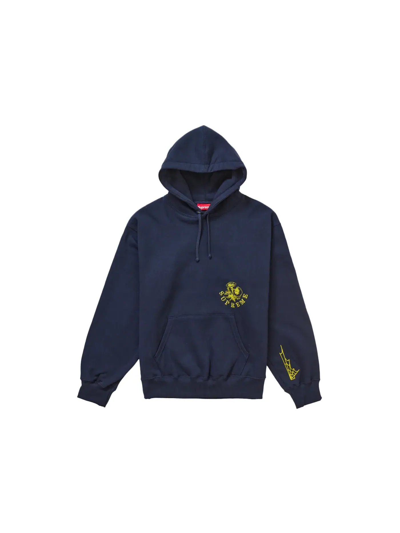 Мужской худи с вышивкой Supreme Wild Embroidered — изображение 2 из 2, темно-синий