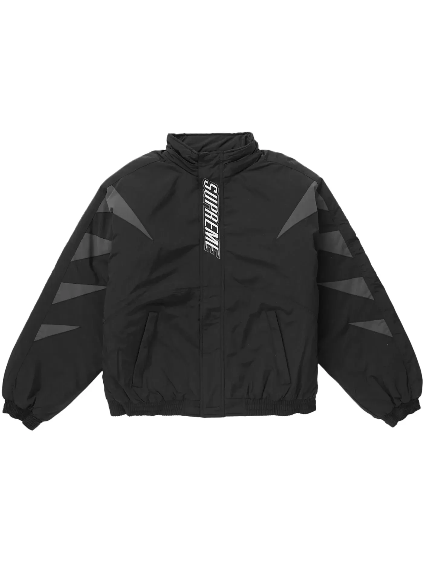 Мужская куртка-пуховик с принтом Wildcat Sideline Puffer Jacket Supreme — изображение 2 из 5, черный