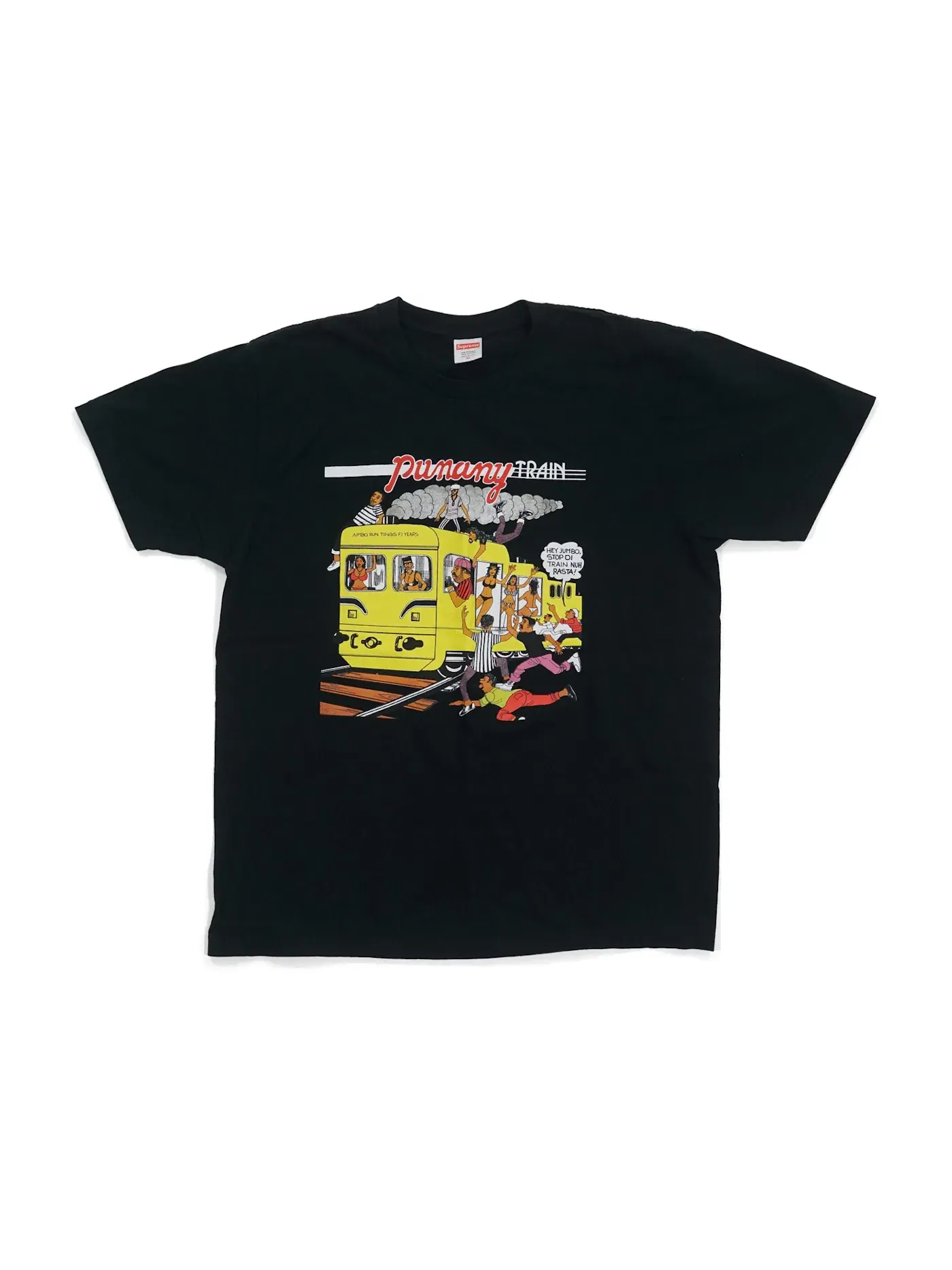 Мужская футболка с принтом Supreme Tee — изображение 1 из 1, черный
