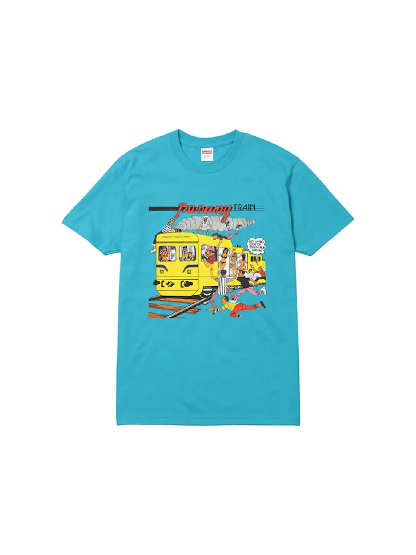 Мужская футболка Supreme — изображение 1 из 1, бирюзовый