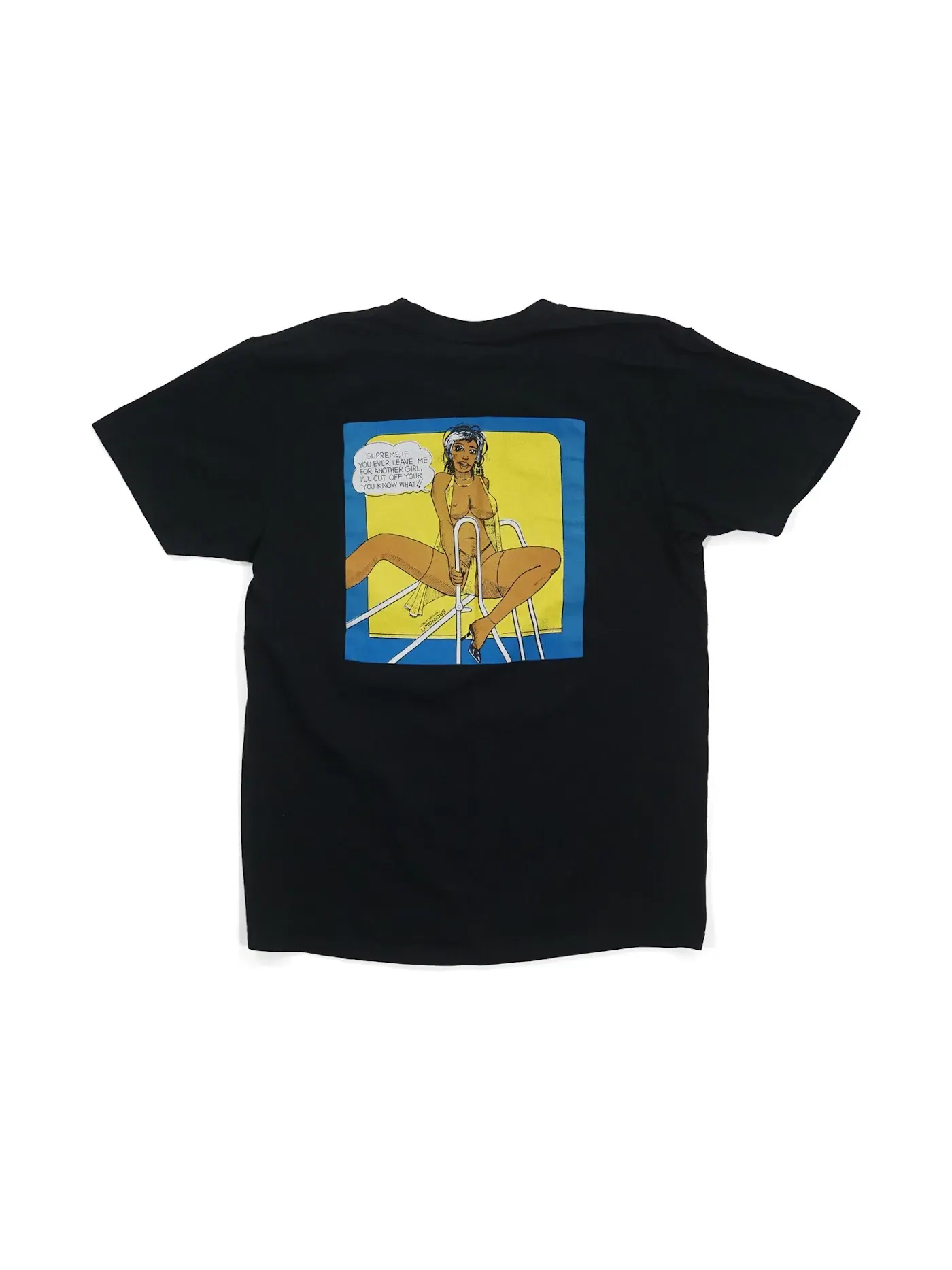 Мужская футболка с принтом Undercover Lover Supreme — изображение 1 из 1, черный