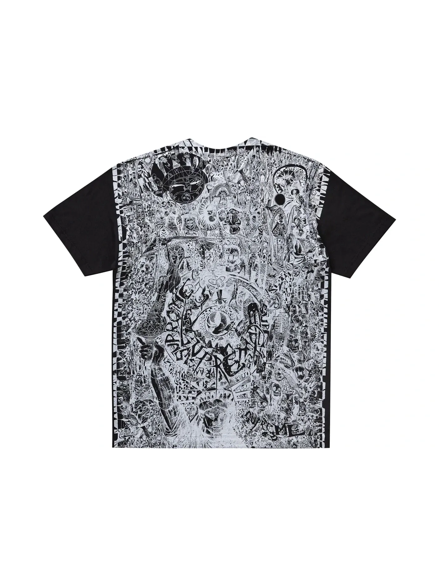 Мужская футболка с принтом Supreme Tee — изображение 1 из 2, черный