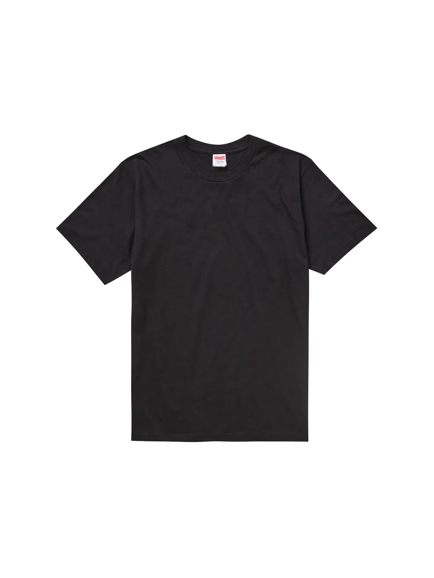 Мужская футболка с принтом Supreme Tee — изображение 2 из 2, черный