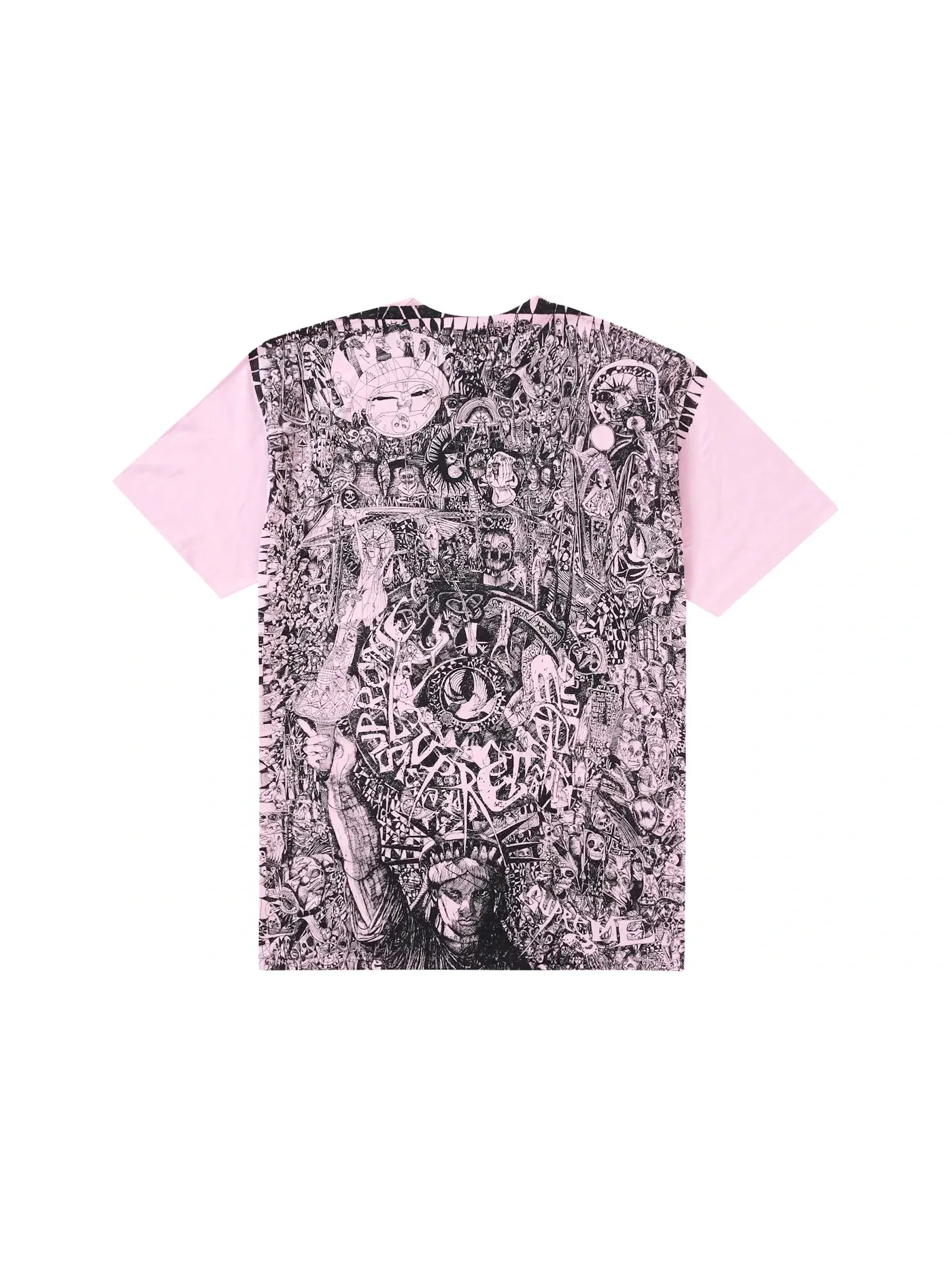 Мужская футболка с принтом Supreme Tee — изображение 1 из 2, розовый