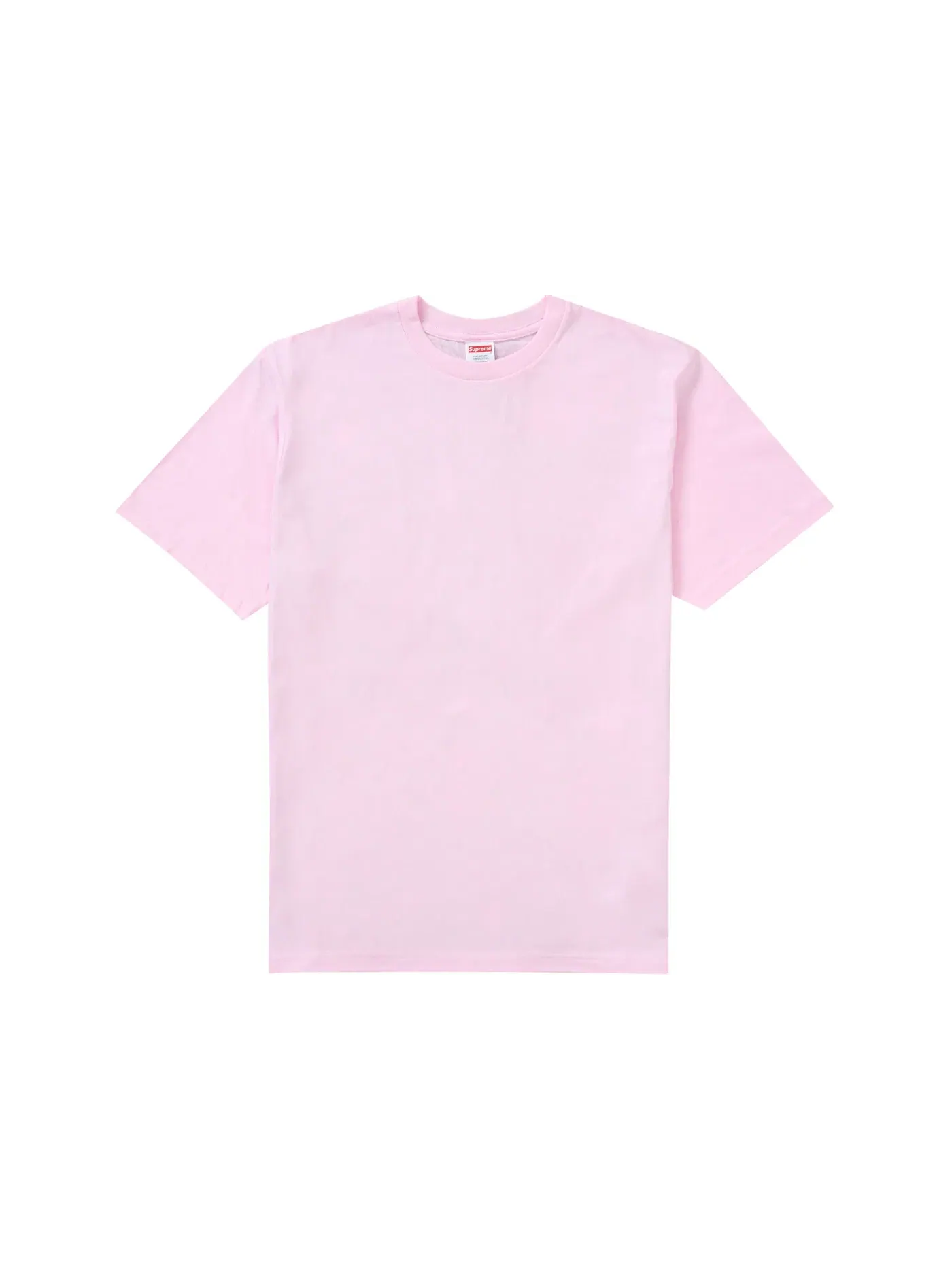 Мужская футболка с принтом Supreme Tee — изображение 2 из 2, розовый