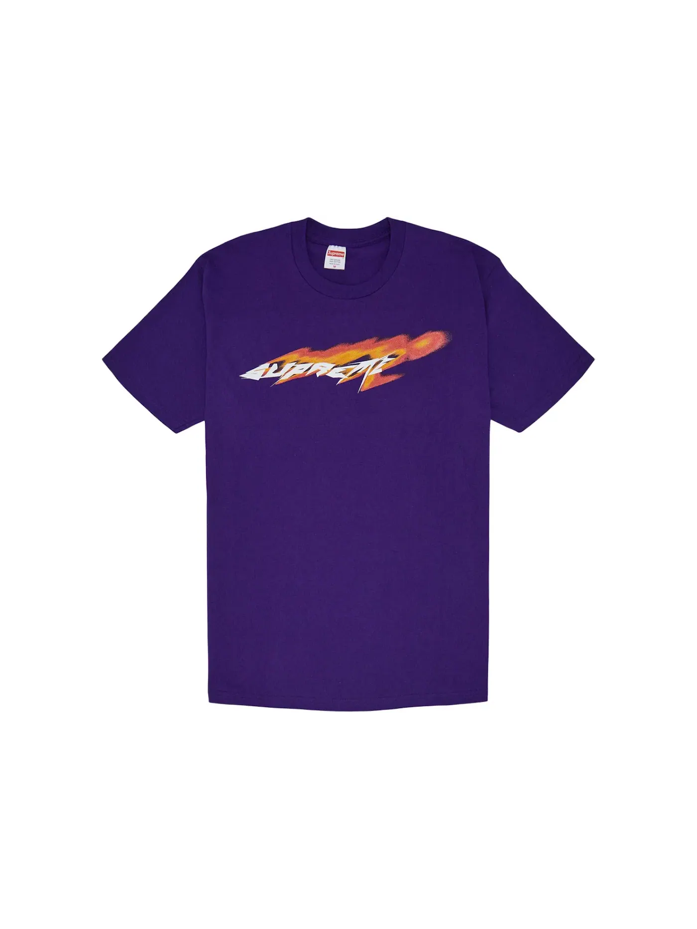 Мужская футболка с принтом Supreme Tee — изображение 1 из 1, фиолетовый/оранжевый