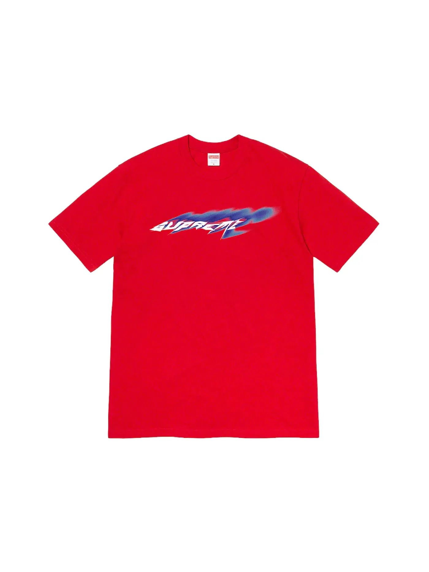Мужская футболка Supreme Tee — изображение 1 из 1, красный/фиолетовый