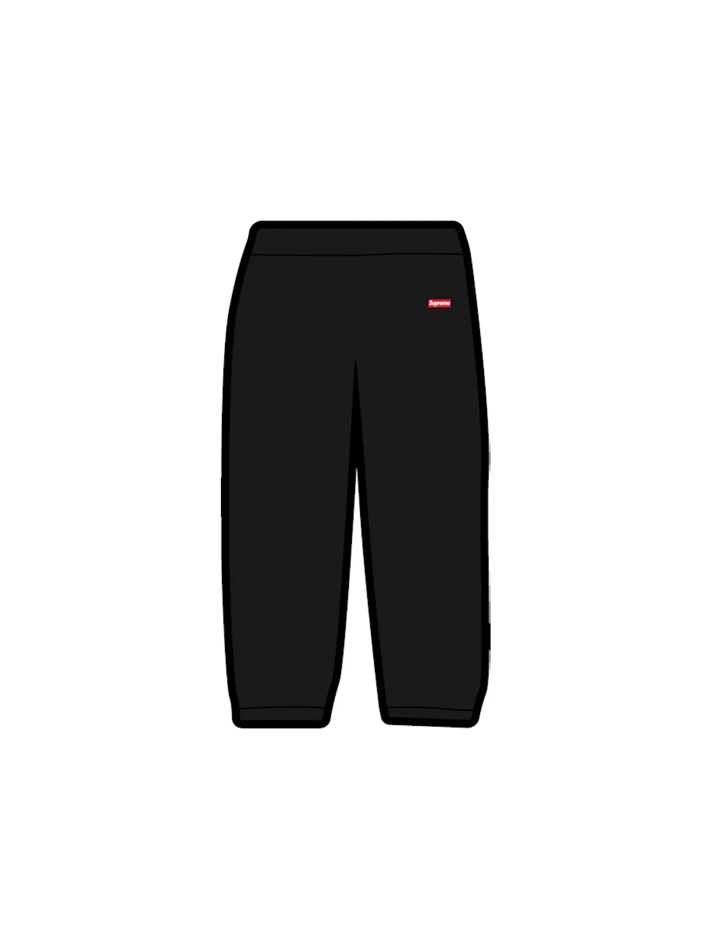 Мужские спортивные штаны с технологией Windstopper Sweatpant Supreme — изображение 1 из 1, черный