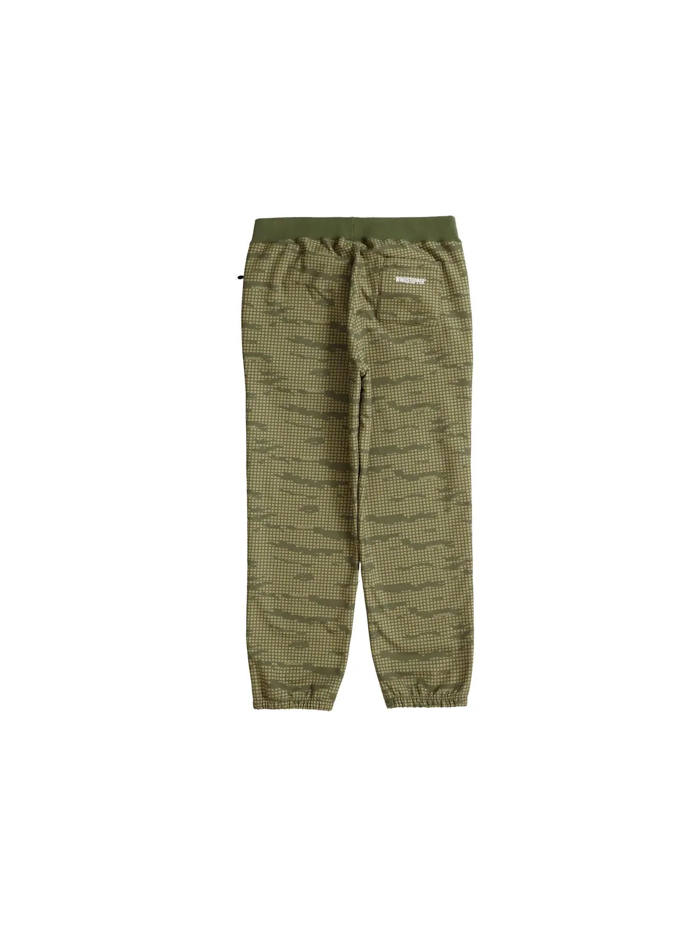 Мужские спортивные штаны с принтом Sweatpant (FW21) Supreme — изображение 2 из 2, оливковый