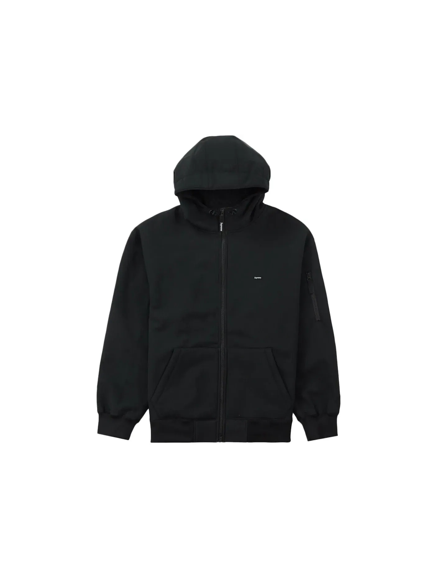 Мужская худи с капюшоном WINDSTOPPER Zip Up Supreme — изображение 1 из 3, черный