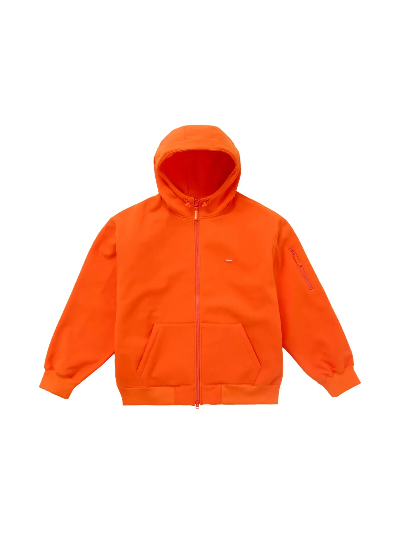 Мужской худи на молнии с капюшоном WINDSTOPPER Supreme — изображение 1 из 2, оранжевый