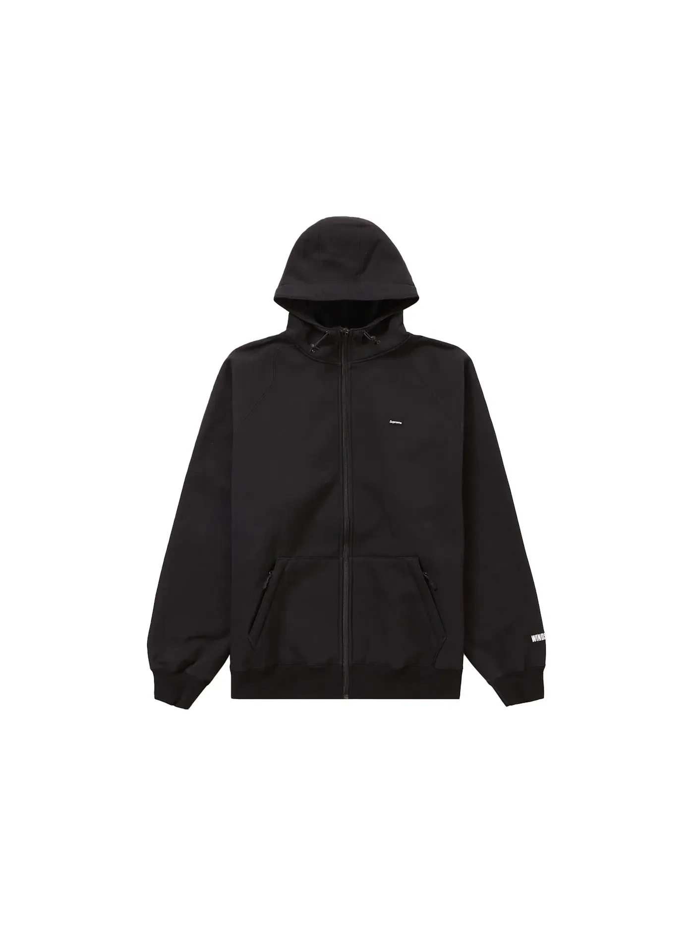 Мужская худи на молнии Supreme WINDSTOPPER Sweatshirt (FW21) Supreme — изображение 1 из 1, черный